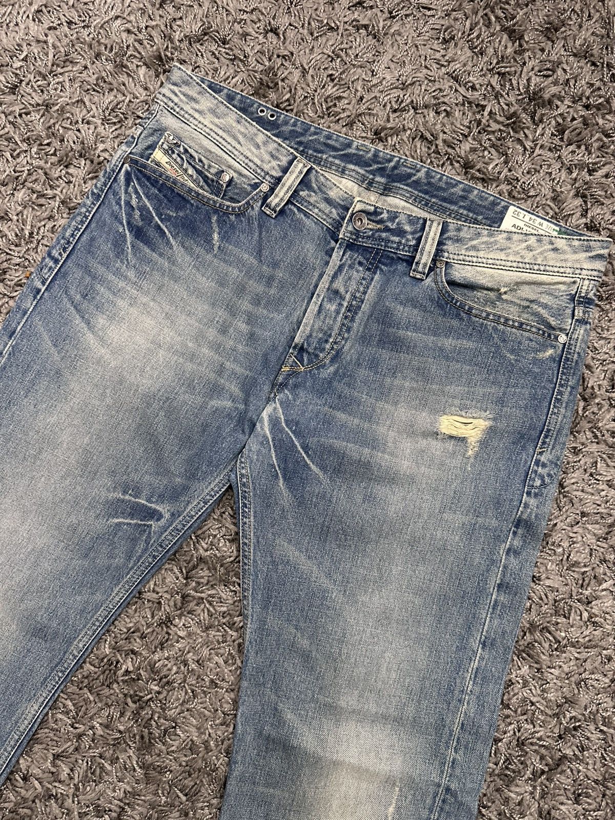Diesel Diesel x Adidas Vintage Denim Jeans Rare Japan Style Size US 34 / EU 50 - 6 Thumbnail