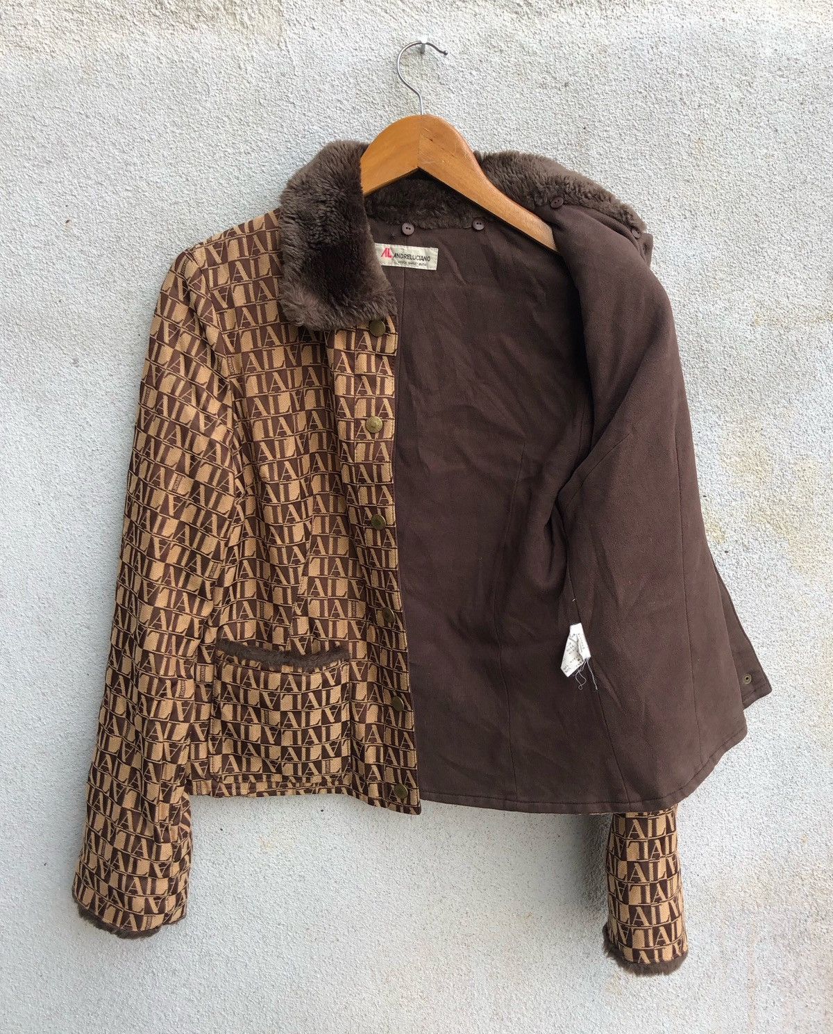 Andreluciano ☄️Monogram Andreluciano Jacket🔥 Size S / US 4 / IT 40 - 5 Thumbnail
