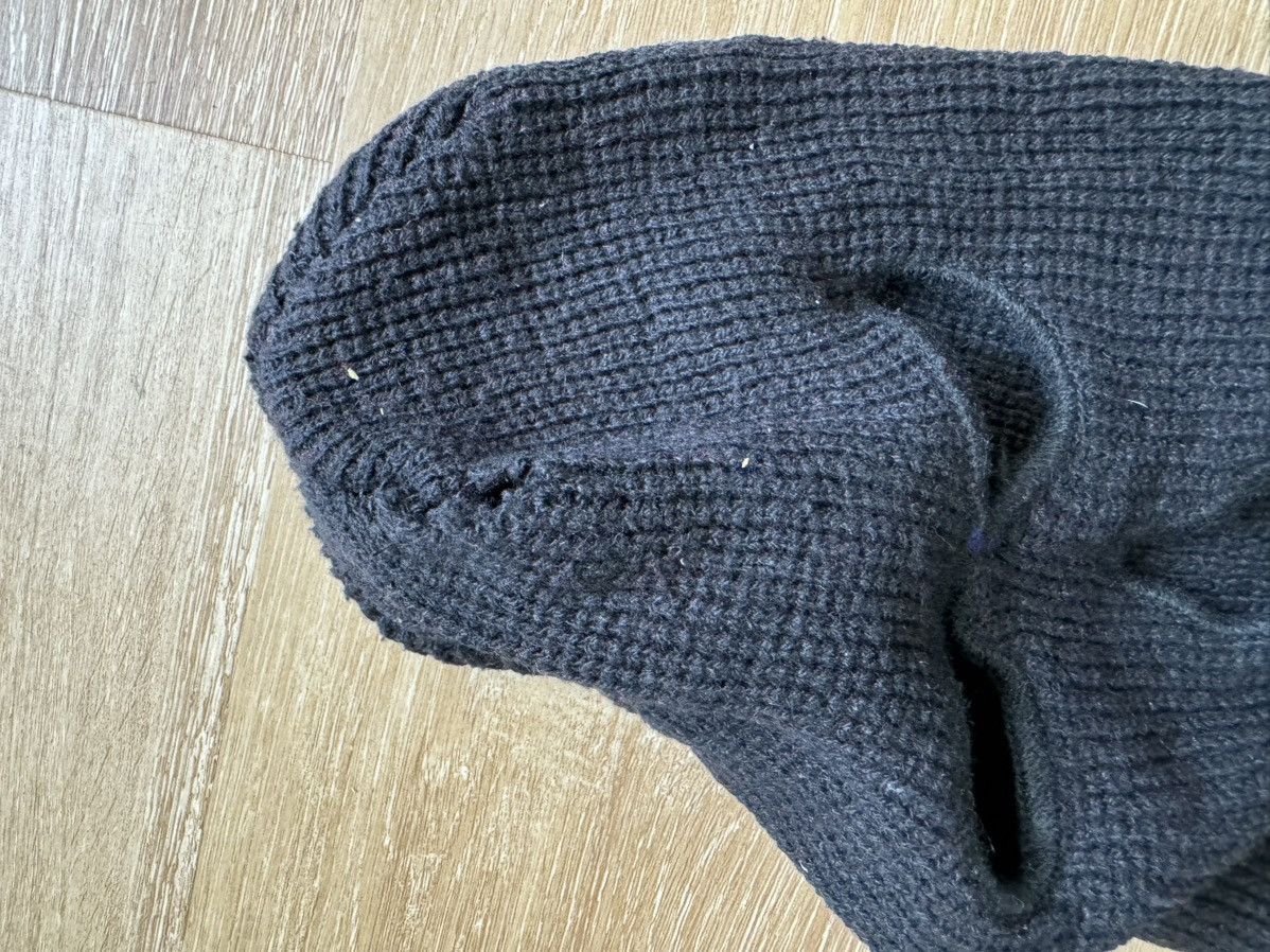 Vintage 3-hole Full Face Cover OG Stickup Mask Ski Mask 2-Layer Knit Size ONE SIZE - 6 Thumbnail
