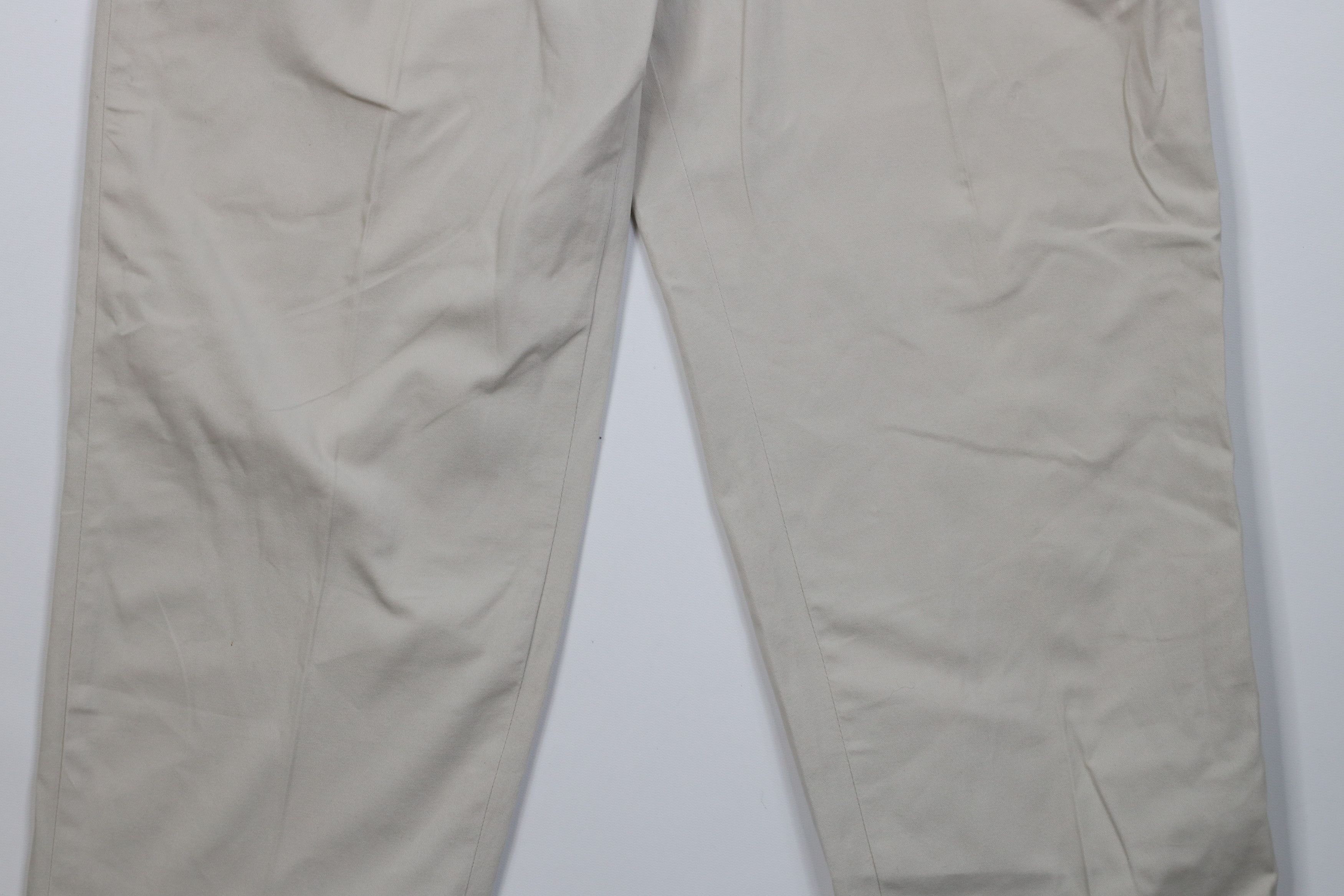 Eddie Bauer Vintage 90s Eddie Bauer Pleated Straight Leg Chino Pants USA Size US 34 / EU 50 - 4 Thumbnail