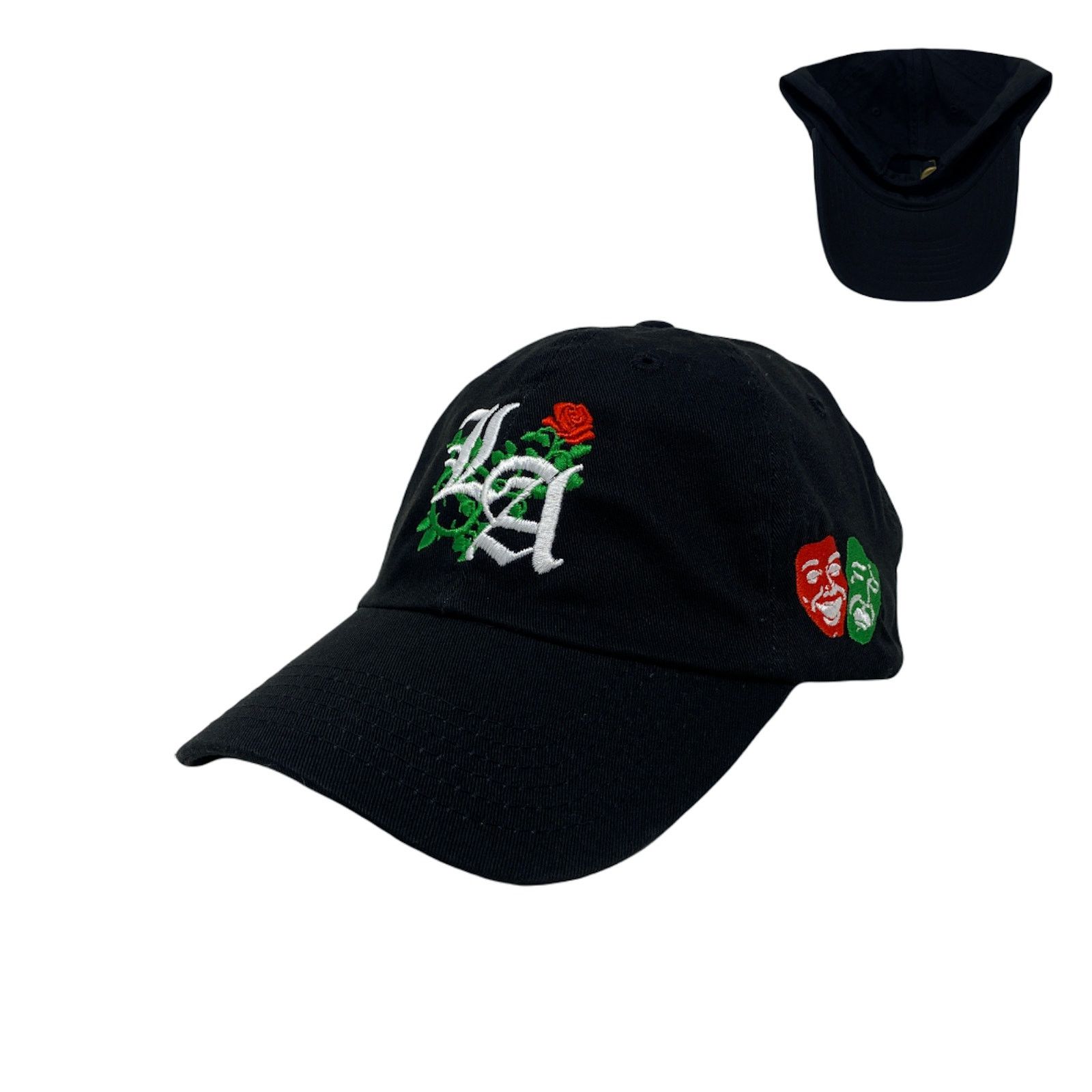 Other Los Angeles Laugh Now RED Cry Later GREEN Masks Dad Hat Size ONE SIZE - 1 Thumbnail