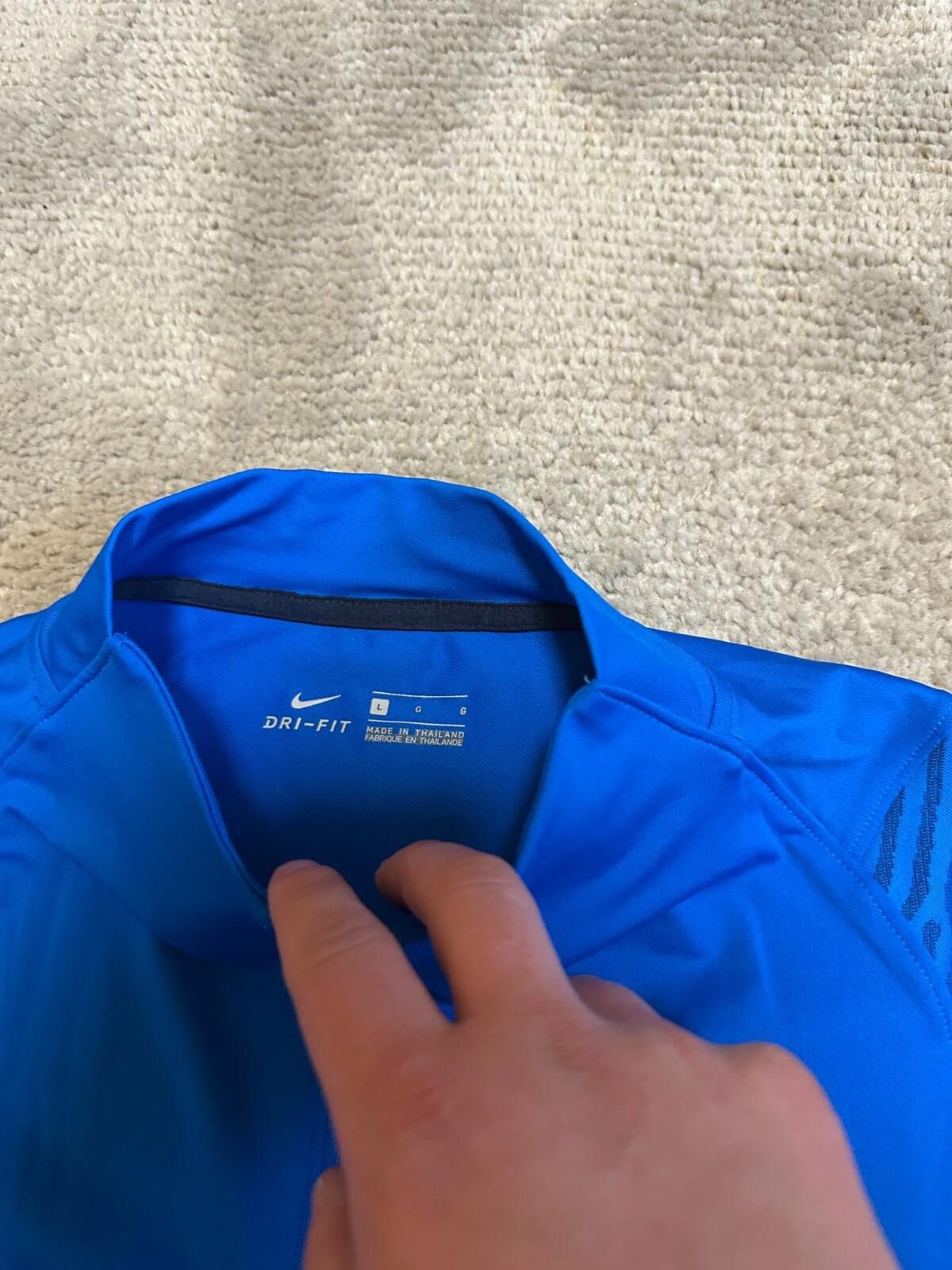 Nike Nike Brighton 2022-23 Football Soccer Drill Top 1/4 Zip Sz L Size US L / EU 52-54 / 3 - 5 Thumbnail