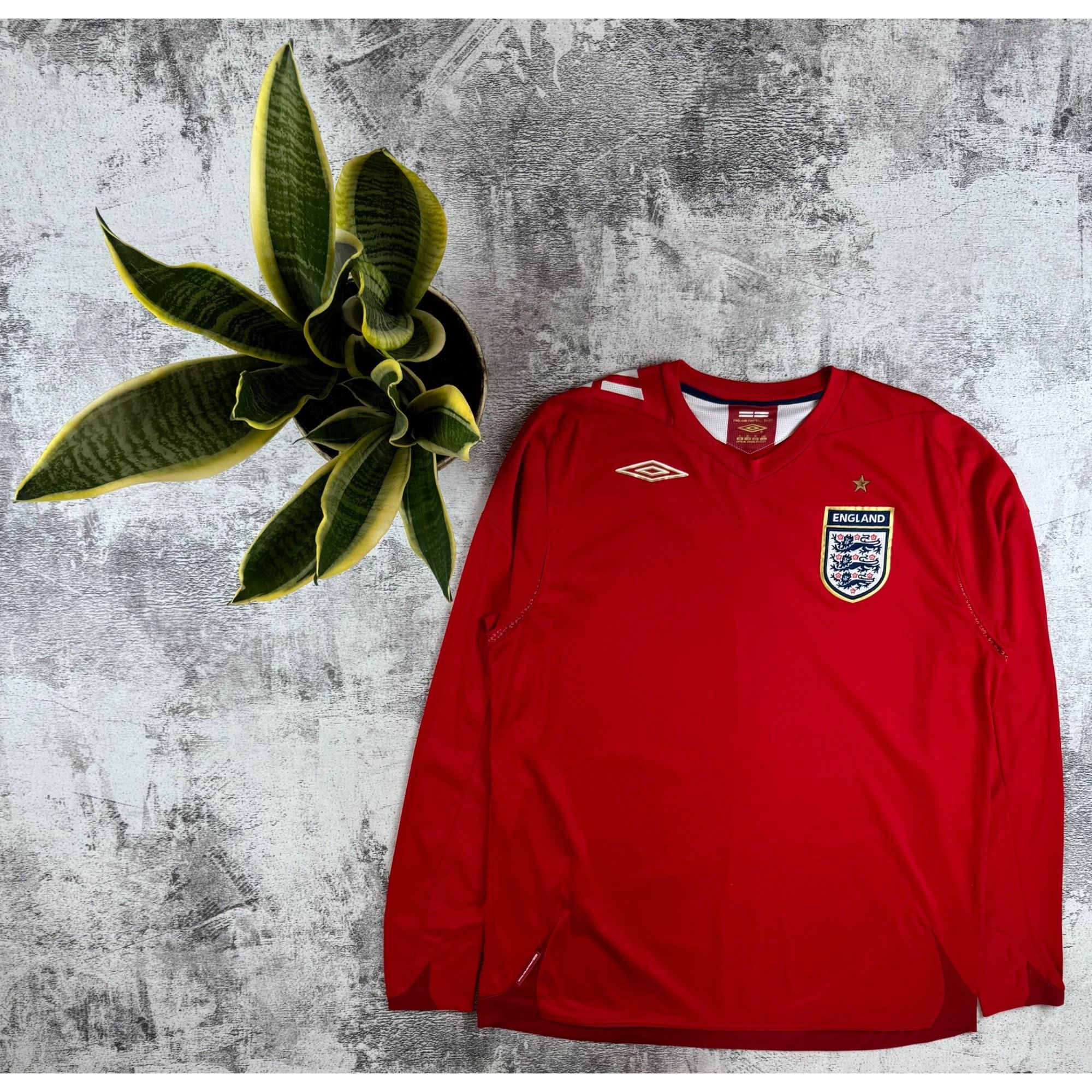 Umbro Vintage England 2006/2008 Away Long Sleeve Umbro National So Size US XL / EU 56 / 4 - 1 Thumbnail