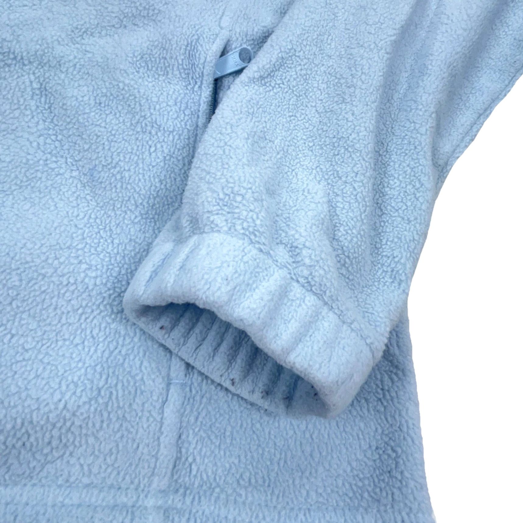Vintage VINTAGE Columbia Jacket Women Medium Blue Fleece Sweater Coat Core Layer Light Sky VTG Size M / US 6-8 / IT 42-44 - 4 Thumbnail