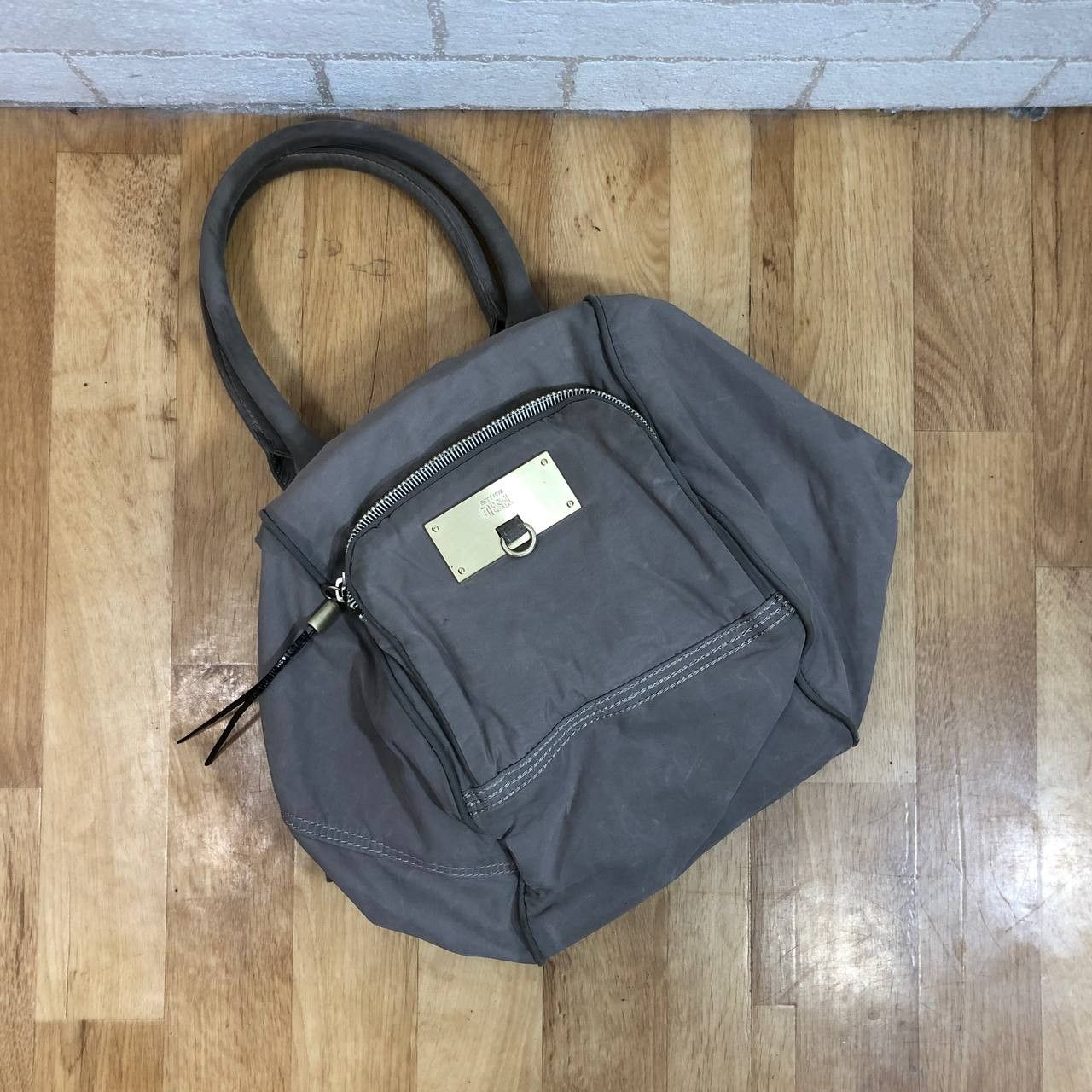 Diesel × Vintage Vintage Diesel Multi Pocket Leather Cargo Bag Avant Garde Size ONE SIZE - 1 Thumbnail