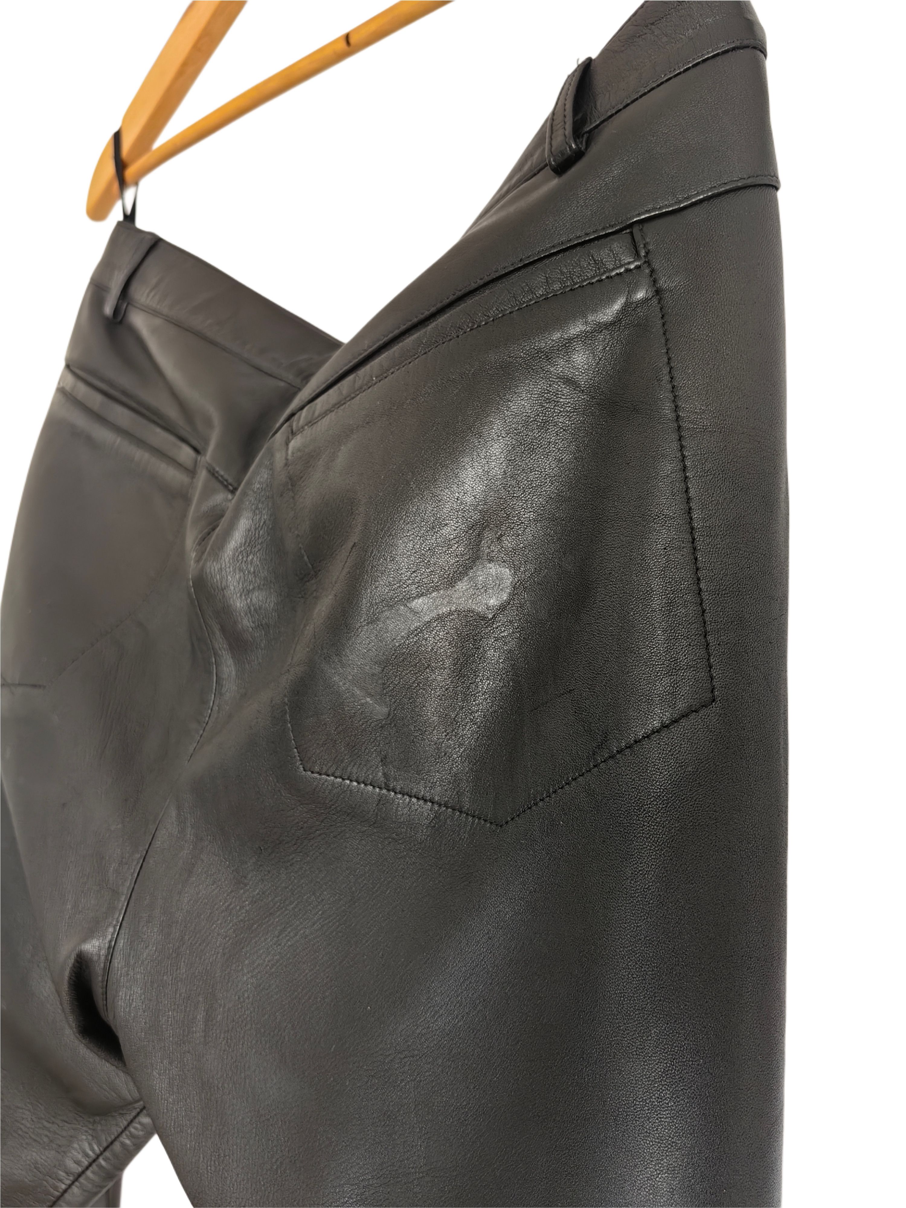 Versace Gianni Versace Lambskin Leather Pants Size US 34 / EU 50 - 8 Thumbnail