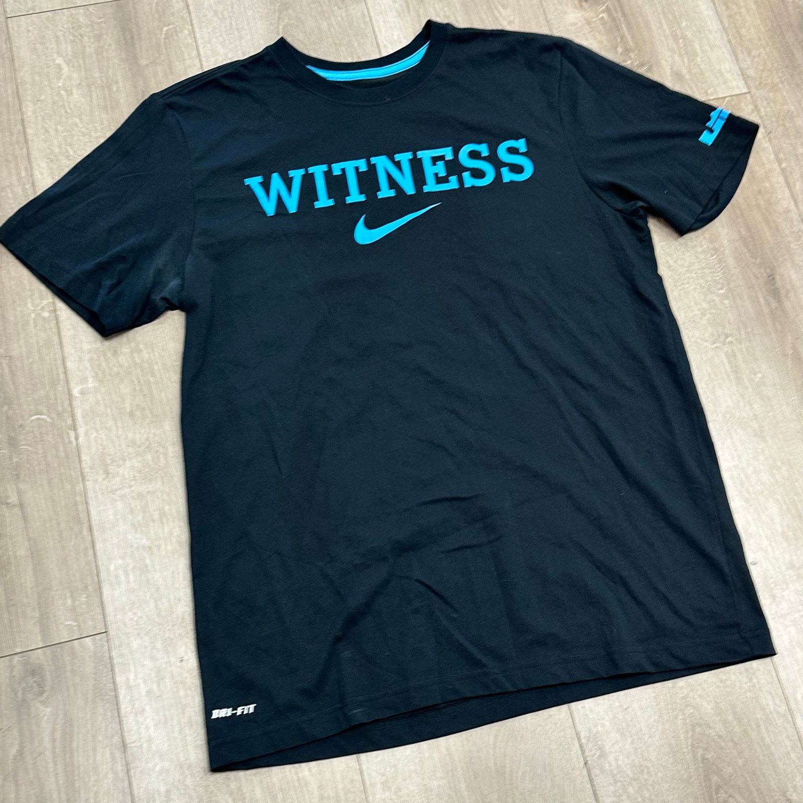 Nike Nike LeBron James Witness Dri-Fit t-shirt Tee Size Large L Size US L / EU 52-54 / 3 - 2 Thumbnail
