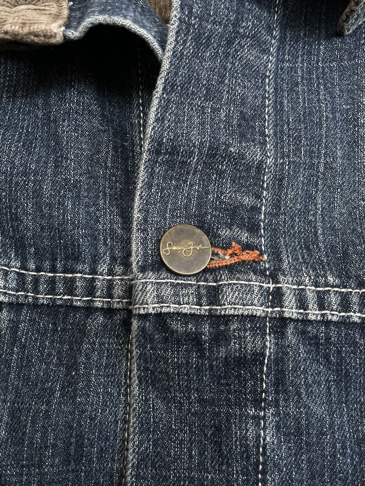 Sean John Sean John Denim Jacket Size US XL / EU 56 / 4 - 4 Thumbnail