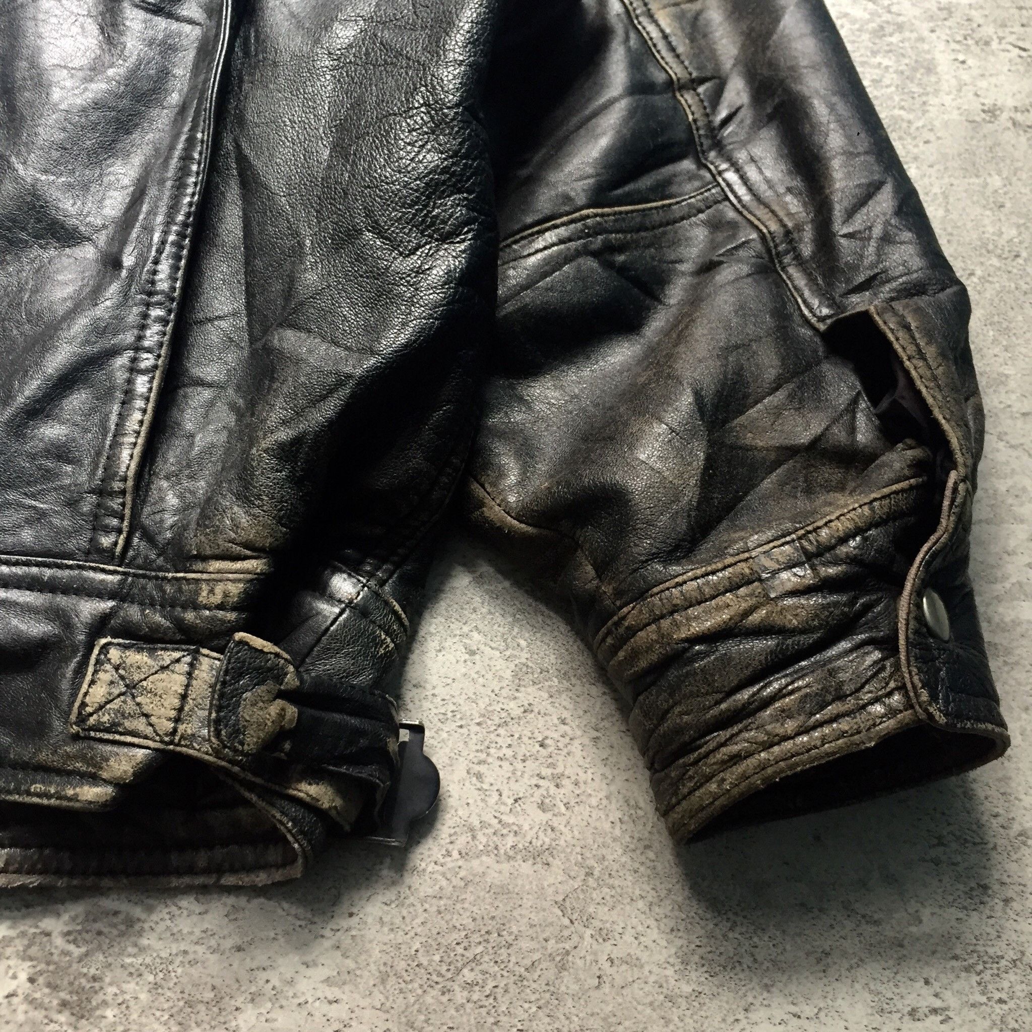 Issey Miyake Archive 80s Issey Miyake Design Hai Sporting Leather Jacket Size US M / EU 48-50 / 2 - 7 Thumbnail