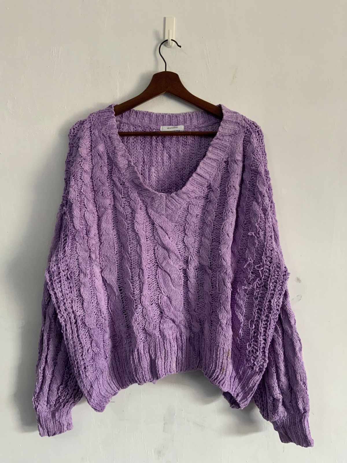 Japanese Brand Jeansis Handknit Pink Knitwear Size US L / EU 52-54 / 3 - 1 Thumbnail