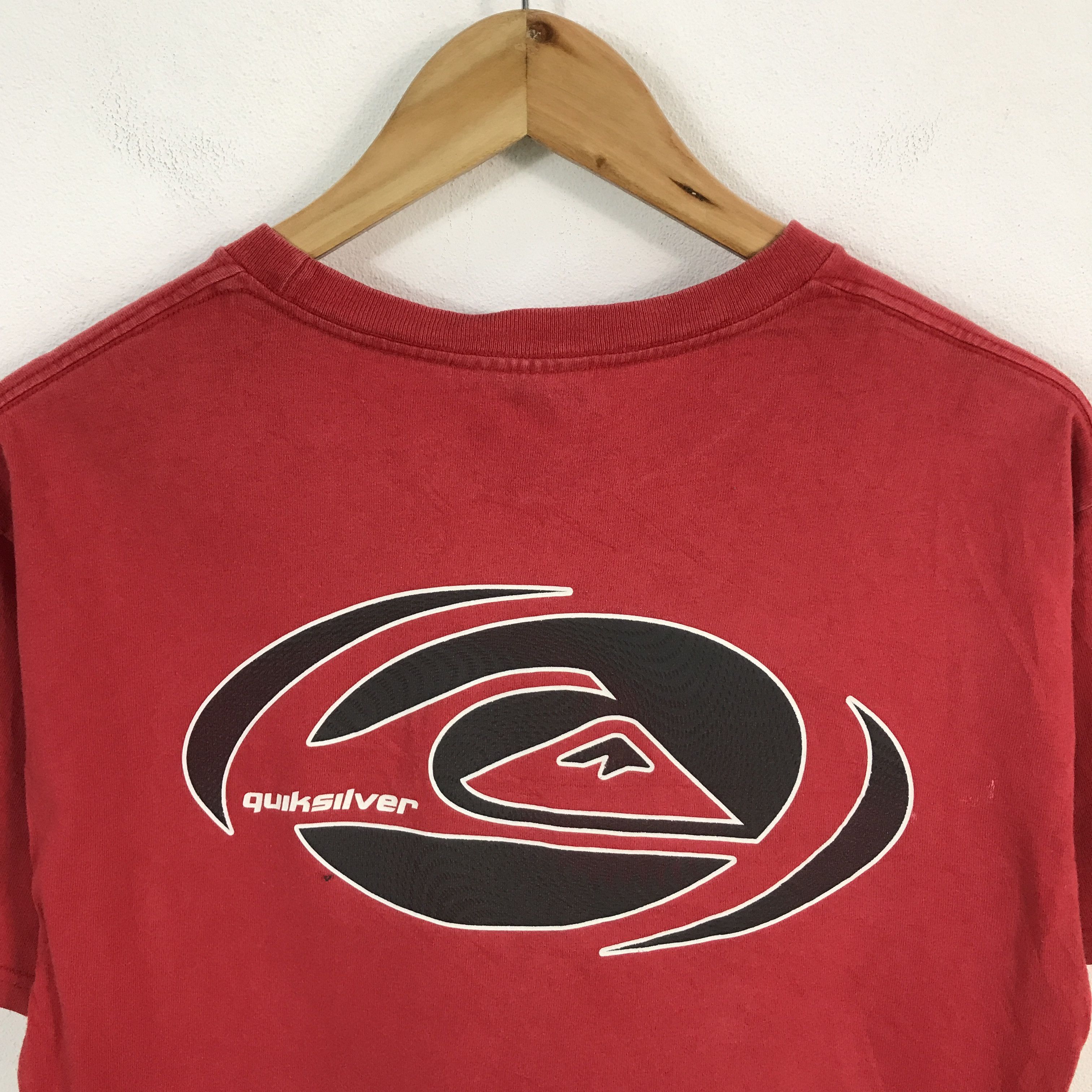 Quiksilver × Vintage y2k Quiksilver central logo tshirts Size US L / EU 52-54 / 3 - 4 Thumbnail