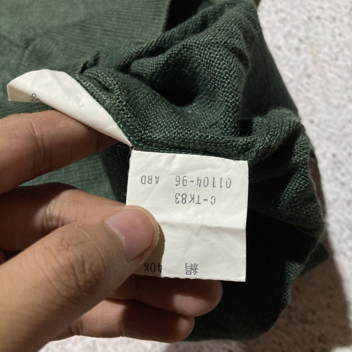Burberry 1990s Burberrys Small Logo Knit Vest Green Forest Luxury Size US M / EU 48-50 / 2 - 14 Thumbnail
