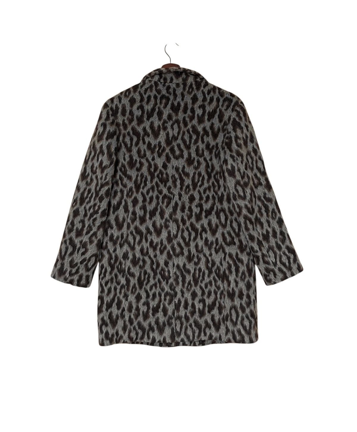 Vintage Vintage Brand Evex by Krizia Panther Shakie Wool Coat 1990s Size S / US 4 / IT 40 - 2 Thumbnail