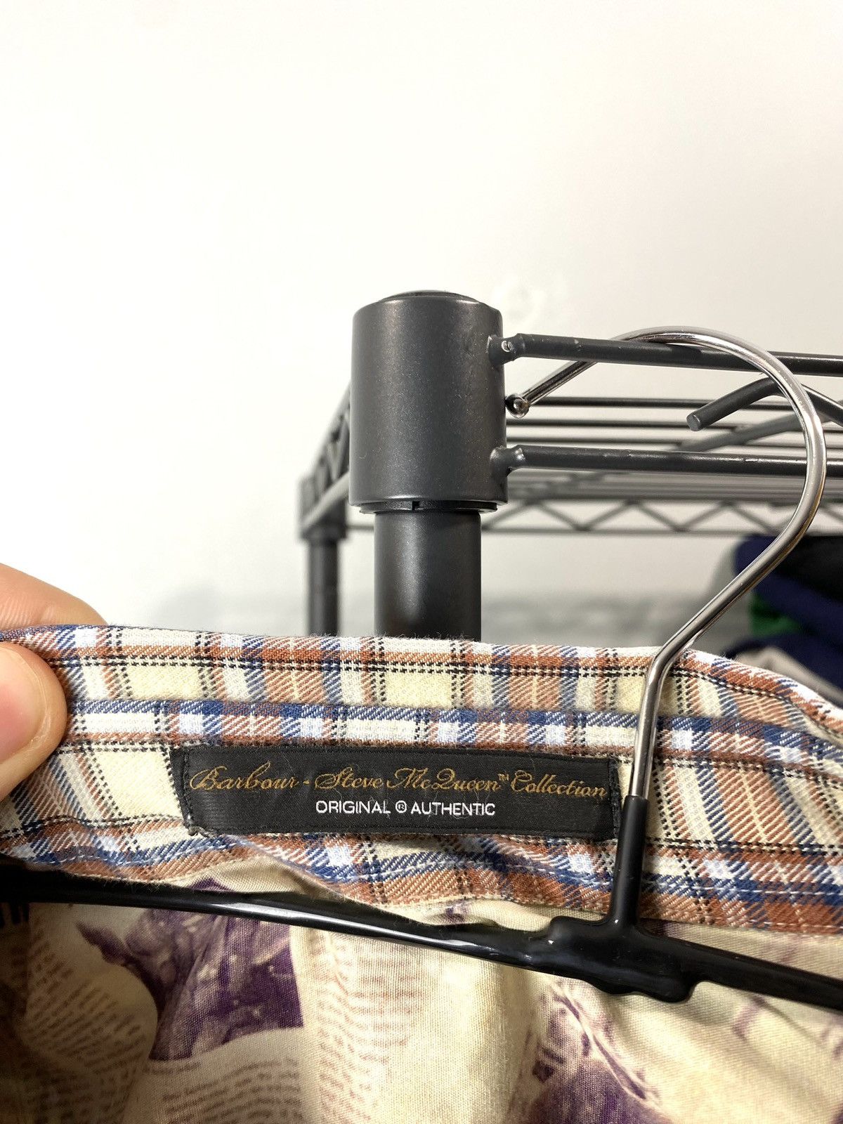 Barbour Vintage Barbour x Steve McQueen Flannel Shirt Harley Size US XXL / EU 58 / 5 - 12 Thumbnail