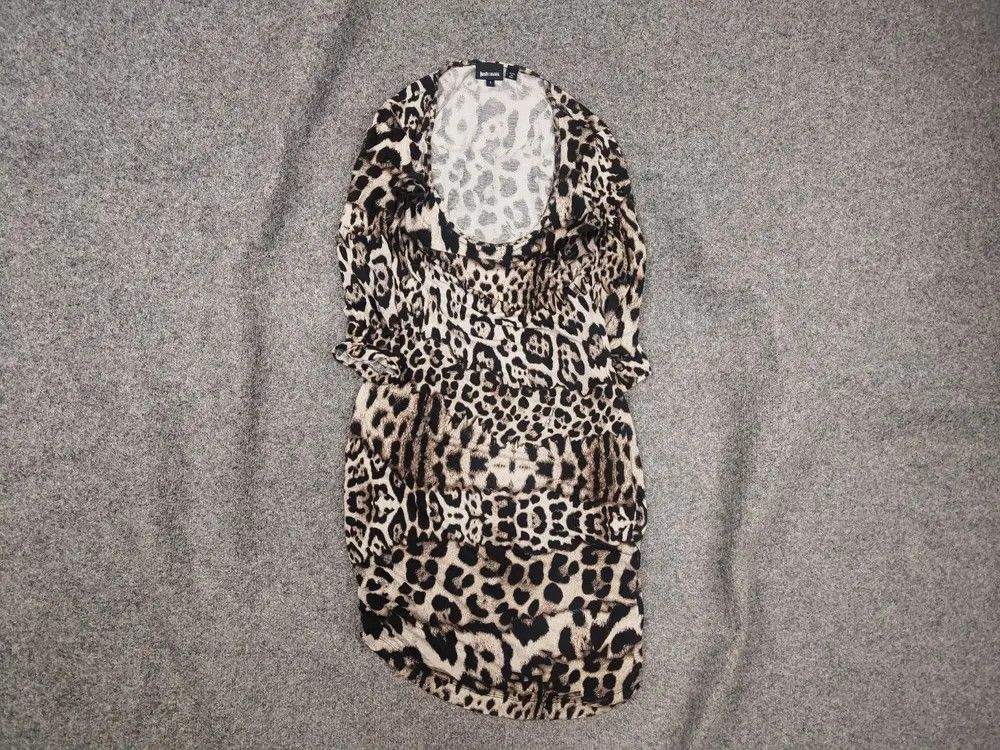 Just Cavalli Vintage Just Roberto Cavalli Leopard Print Midi body Dress Size S / US 4 / IT 40 - 1 Thumbnail