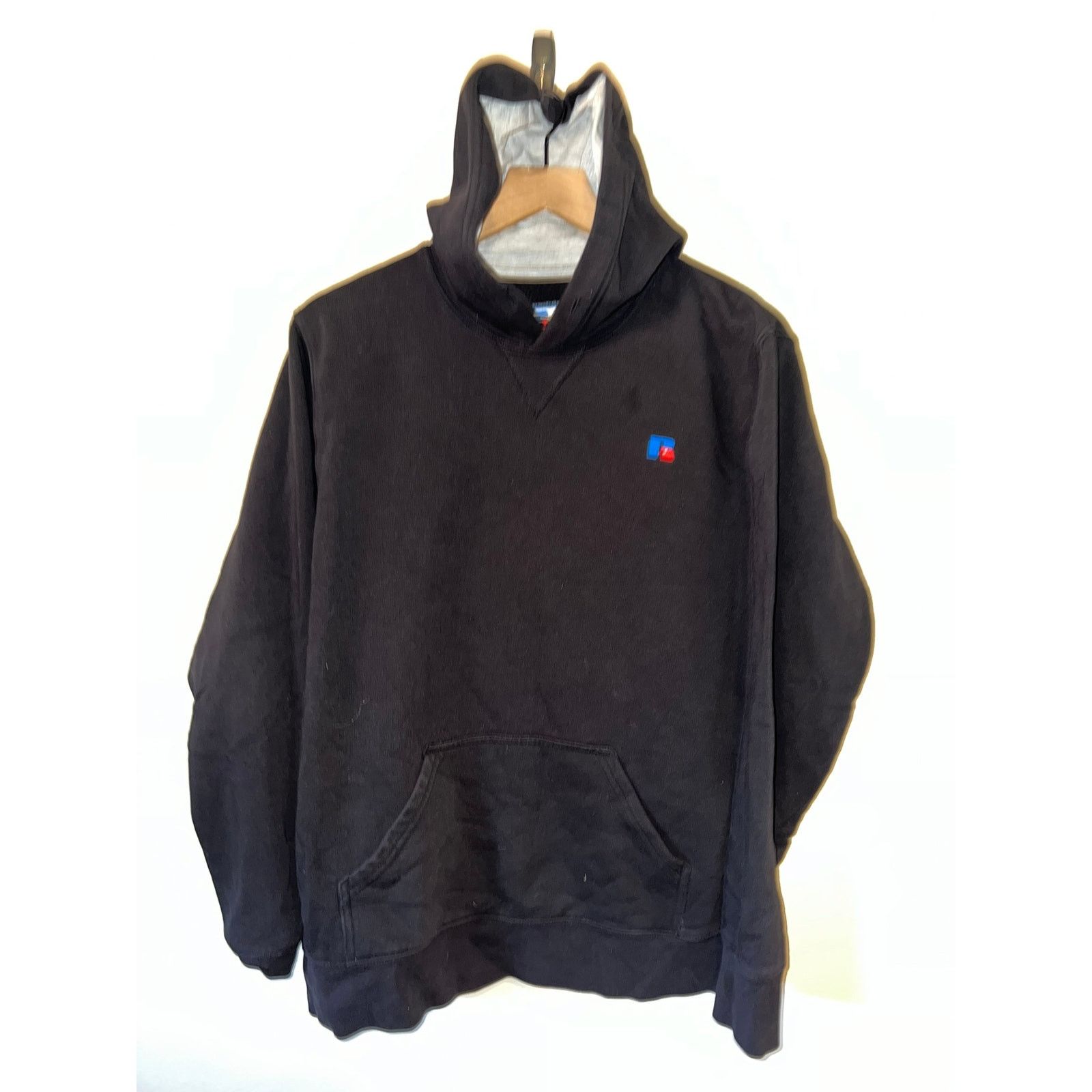 Russell Athletic Vintage Russell Athletic Hoodie Black Jacket Blank M Medium Size US M / EU 48-50 / 2 - 1 Thumbnail