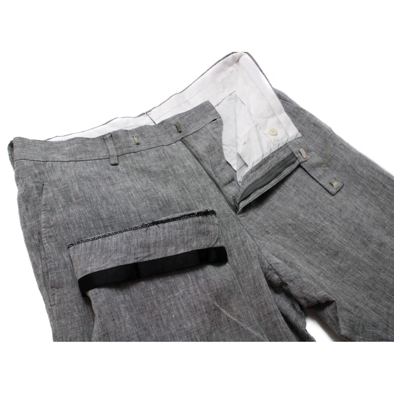 Suitsupply Suitsupply Washington Int. Trousers Men UK 40S / W32 Wool Melange Grey Trousers Dress Pants Regular? Size US 40 / EU 56 - 4 Thumbnail