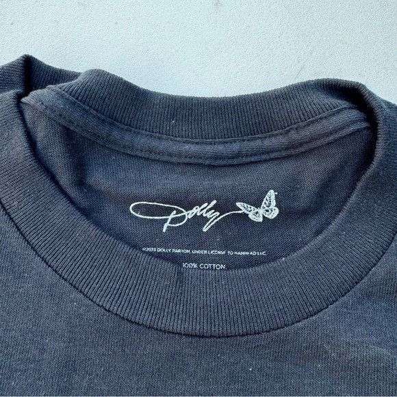 Band Tees × Vintage NEW GLAMOUR DOLLY GRAPHIC BLACK T-SHIRT SZ XL Size US XL / EU 56 / 4 - 2 Thumbnail