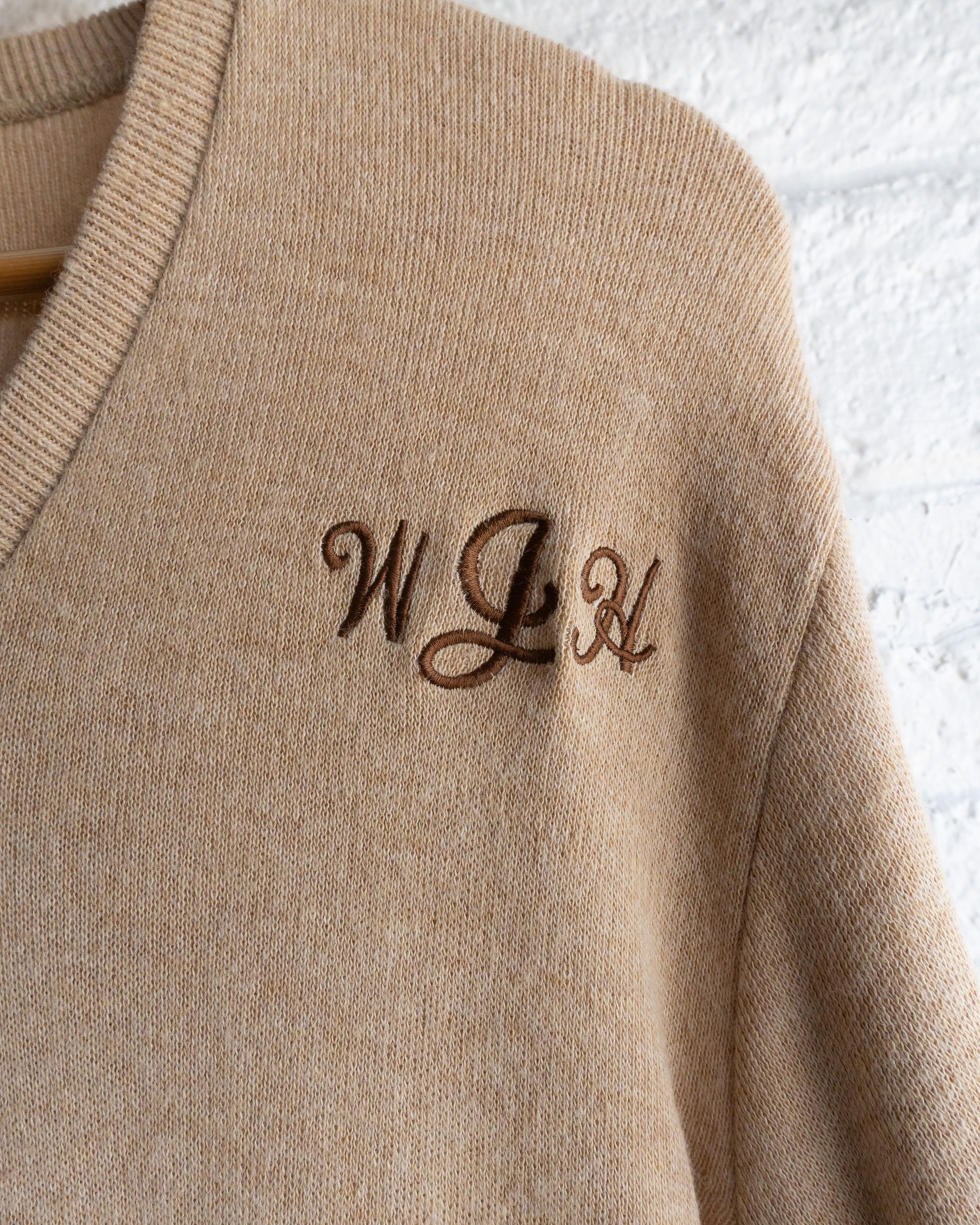 Vintage Vintage 1980s Puritan Tan Beige Sweater V Neck Men's L Size US L / EU 52-54 / 3 - 2 Thumbnail