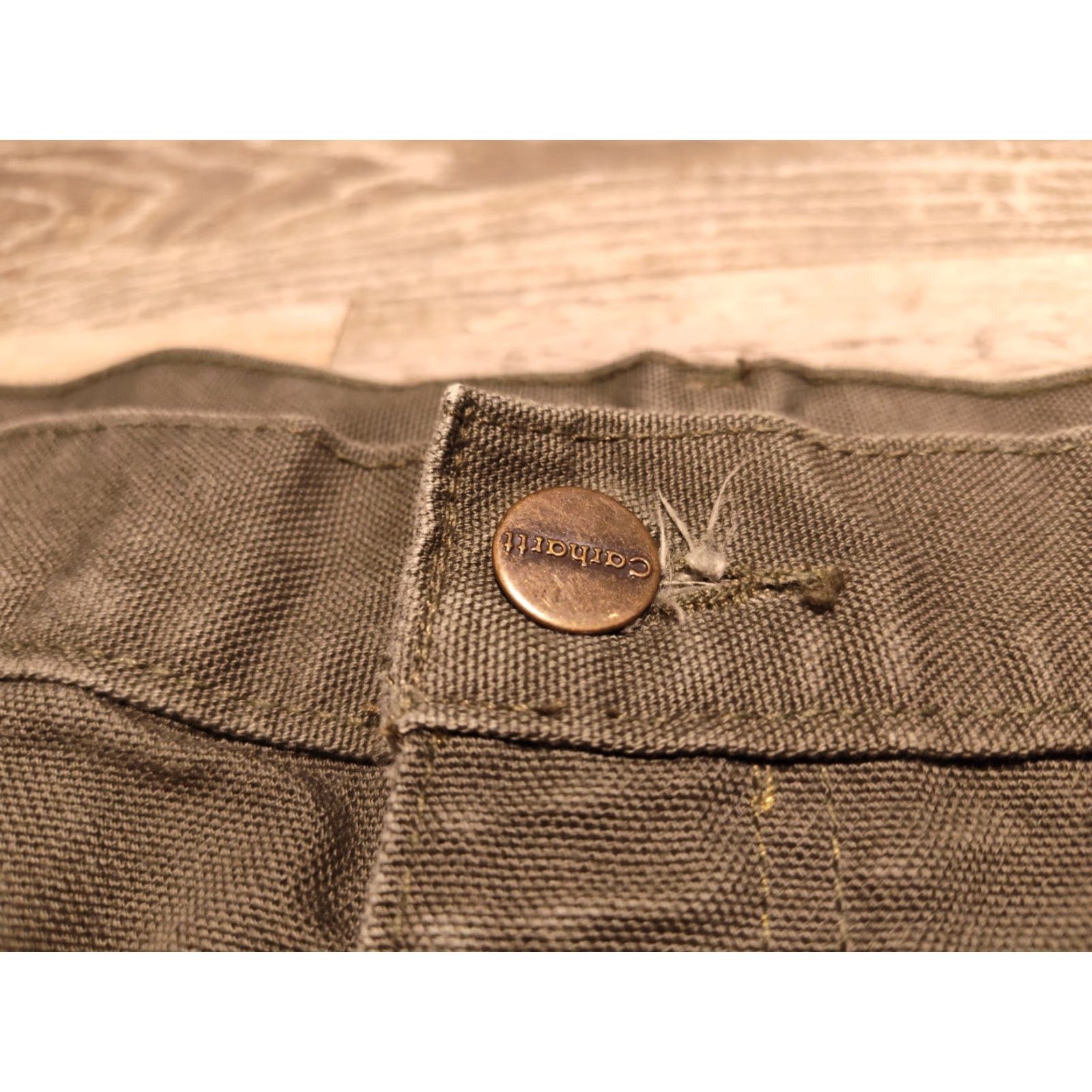Carhartt Vintage Carhartt B11 MOS Men’s Carpenter Pants 42x32 Green Workwear Duck Canvas Size US 42 / EU 58 - 5 Thumbnail