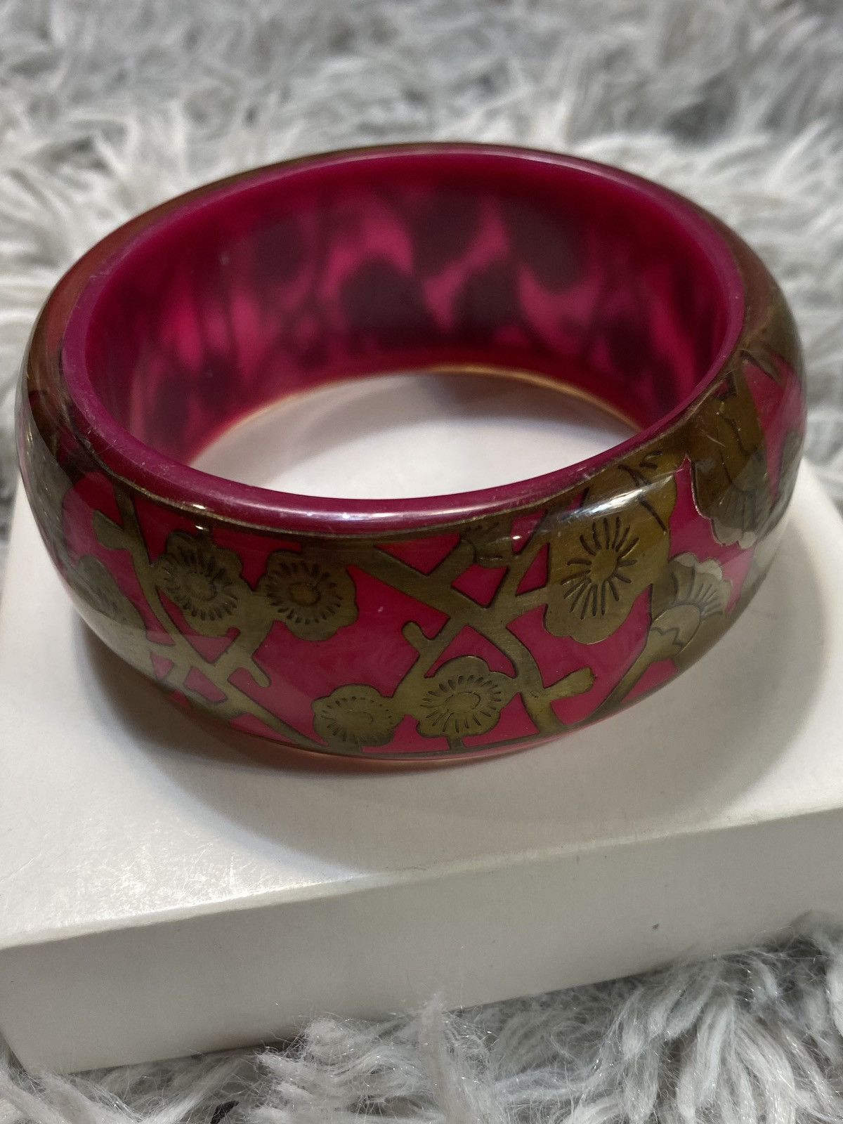 Jewelry Vintage Floral Bangle - Japanese Brand Size ONE SIZE - 5 Thumbnail
