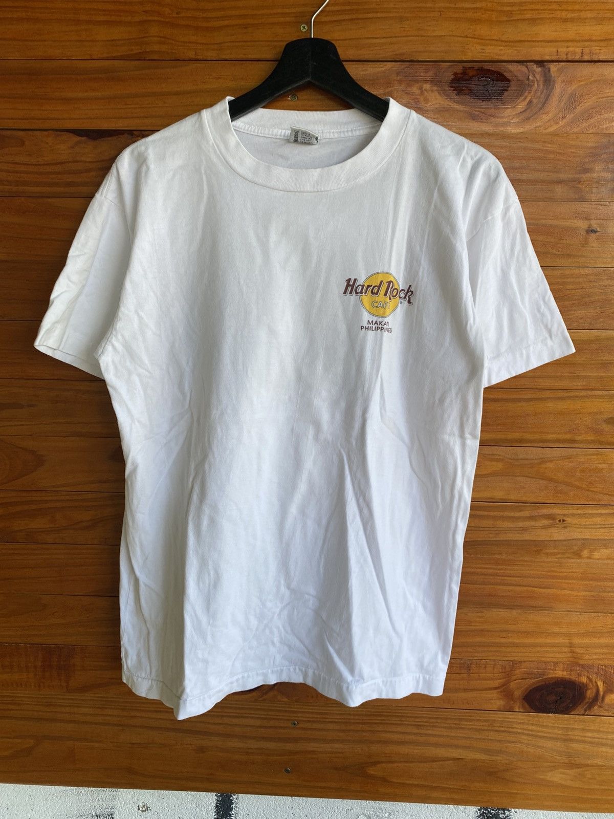 Hard Rock Cafe Vintage Hard Rock Cafe Makati Philippines T-Shirt 1990s Whit Size US M / EU 48-50 / 2 - 11 Thumbnail