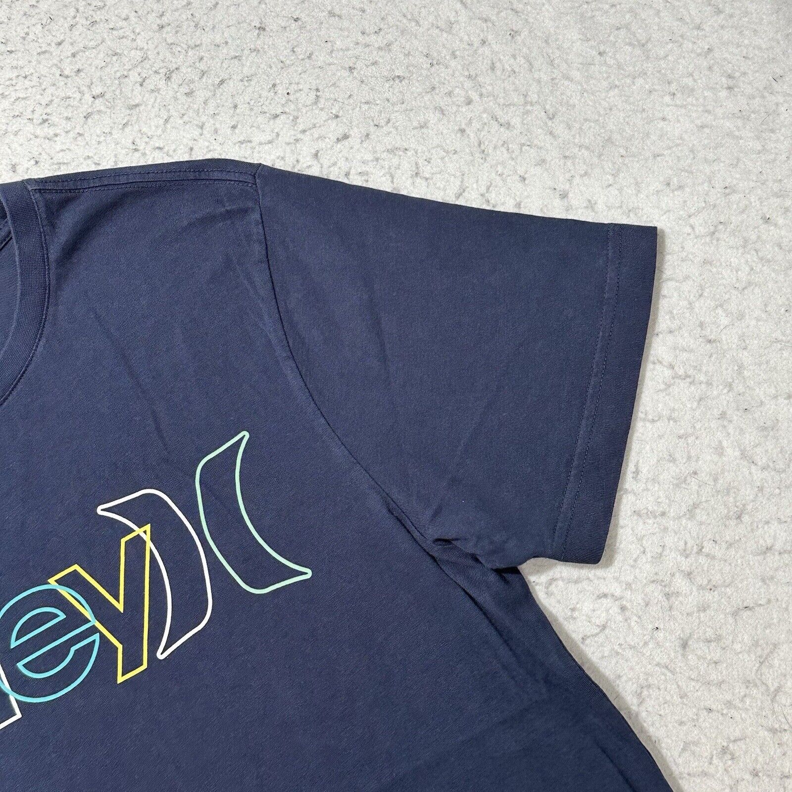 Hurley Hurley Men's Large Crewneck Graphic T Shirt Blue Colorful Size US L / EU 52-54 / 3 - 4 Thumbnail