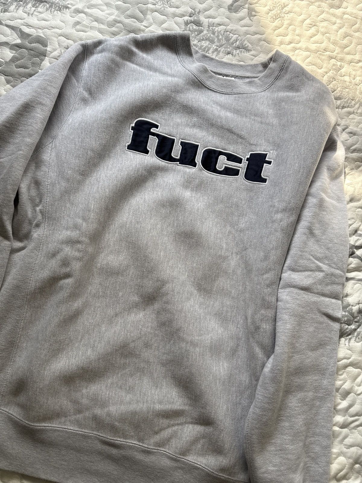 FUCT Fuct Navy Embroidered Sweater Size US L / EU 52-54 / 3 - 3 Thumbnail