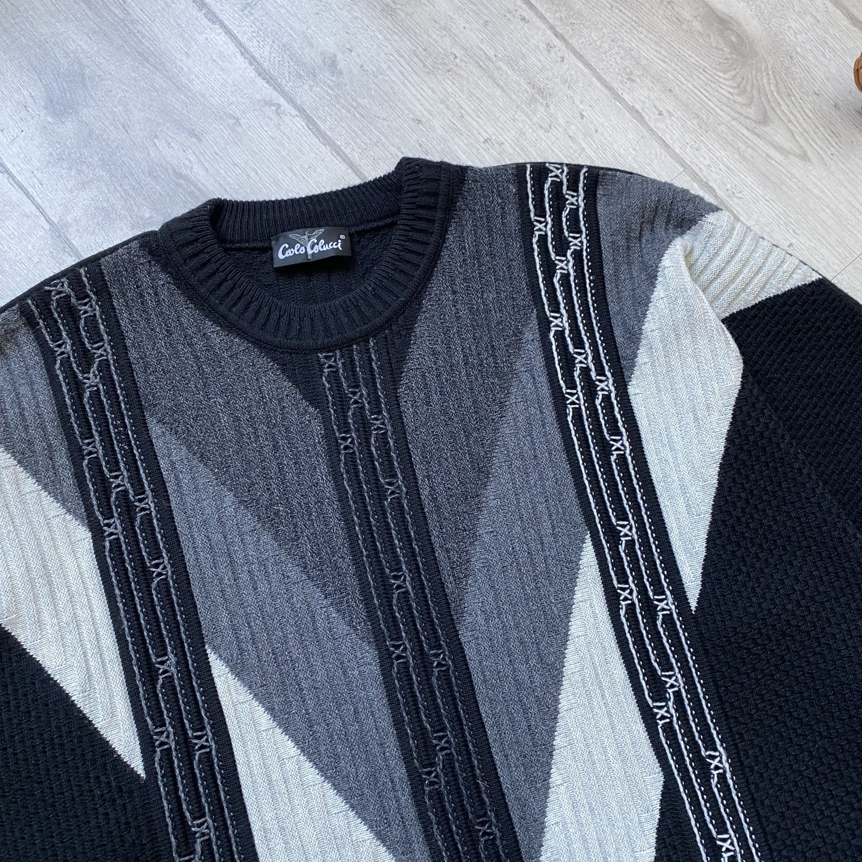 Carlo Colucci Vintage Cozzy Carlo Colucci Knited Wool Sweater Jumper Size US L / EU 52-54 / 3 - 4 Thumbnail