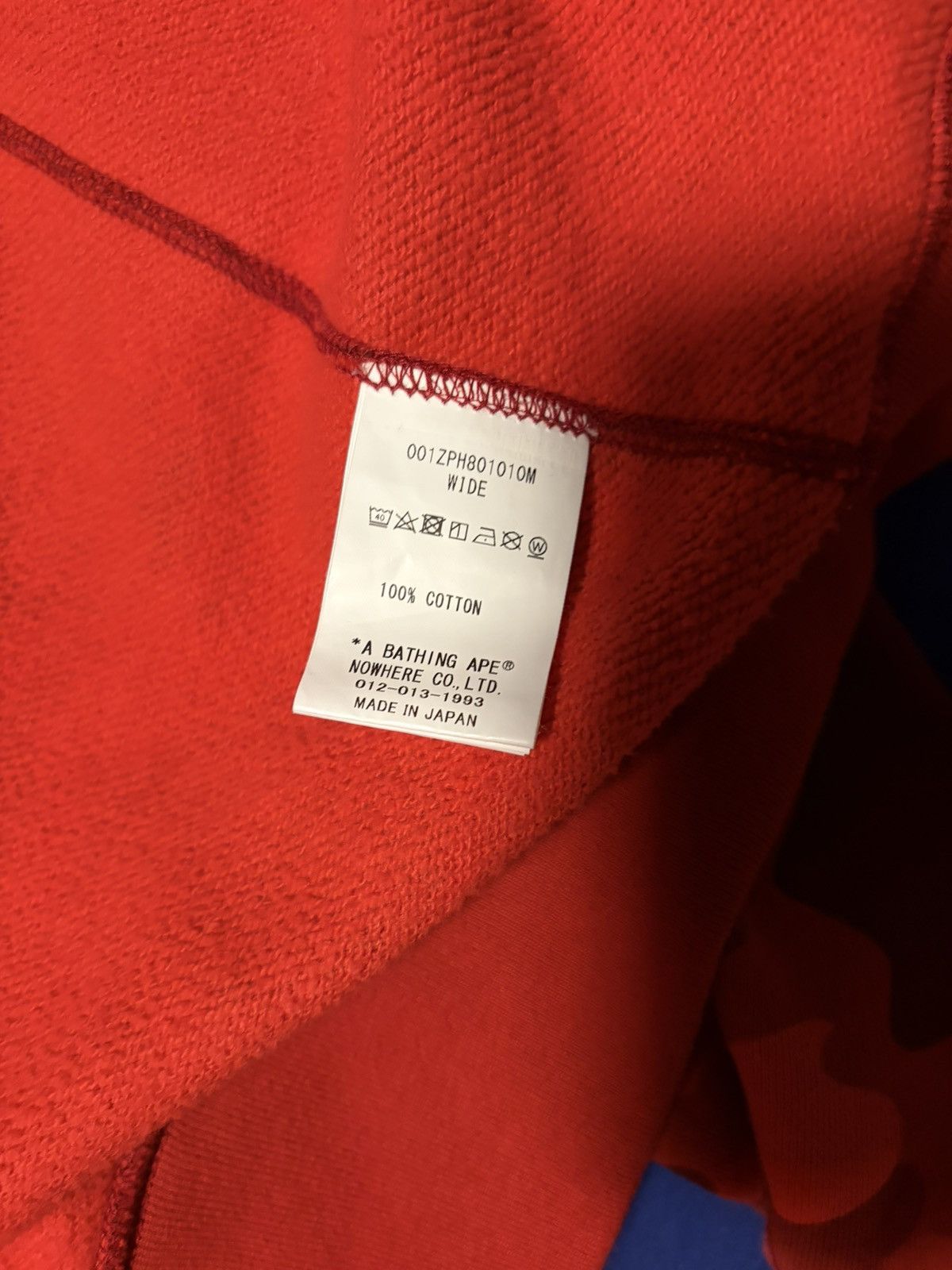 Bape Bape Red Camo Shark Double Hoodie Size US M / EU 48-50 / 2 - 9 Thumbnail