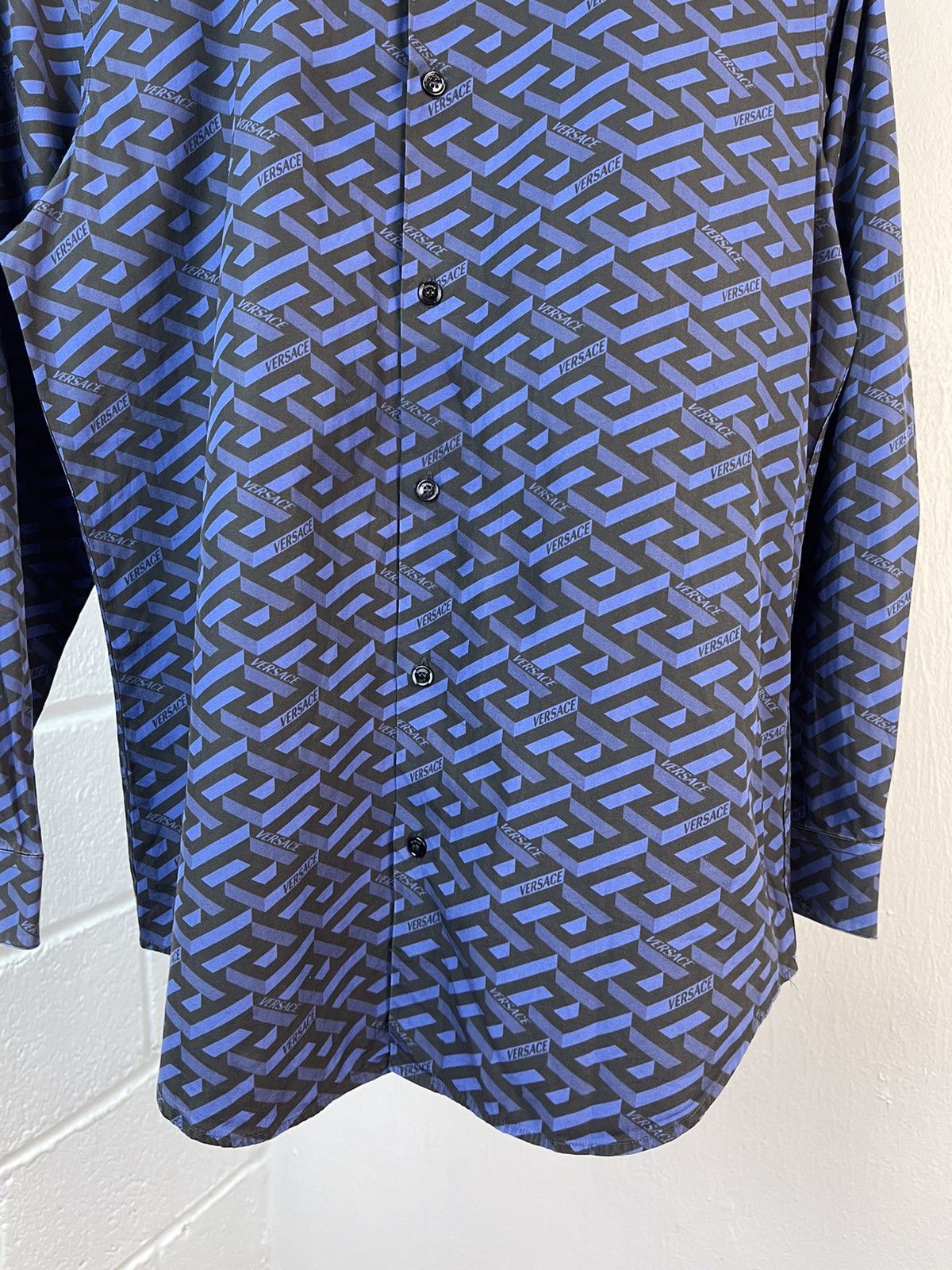 Versace La Greca Button Up
