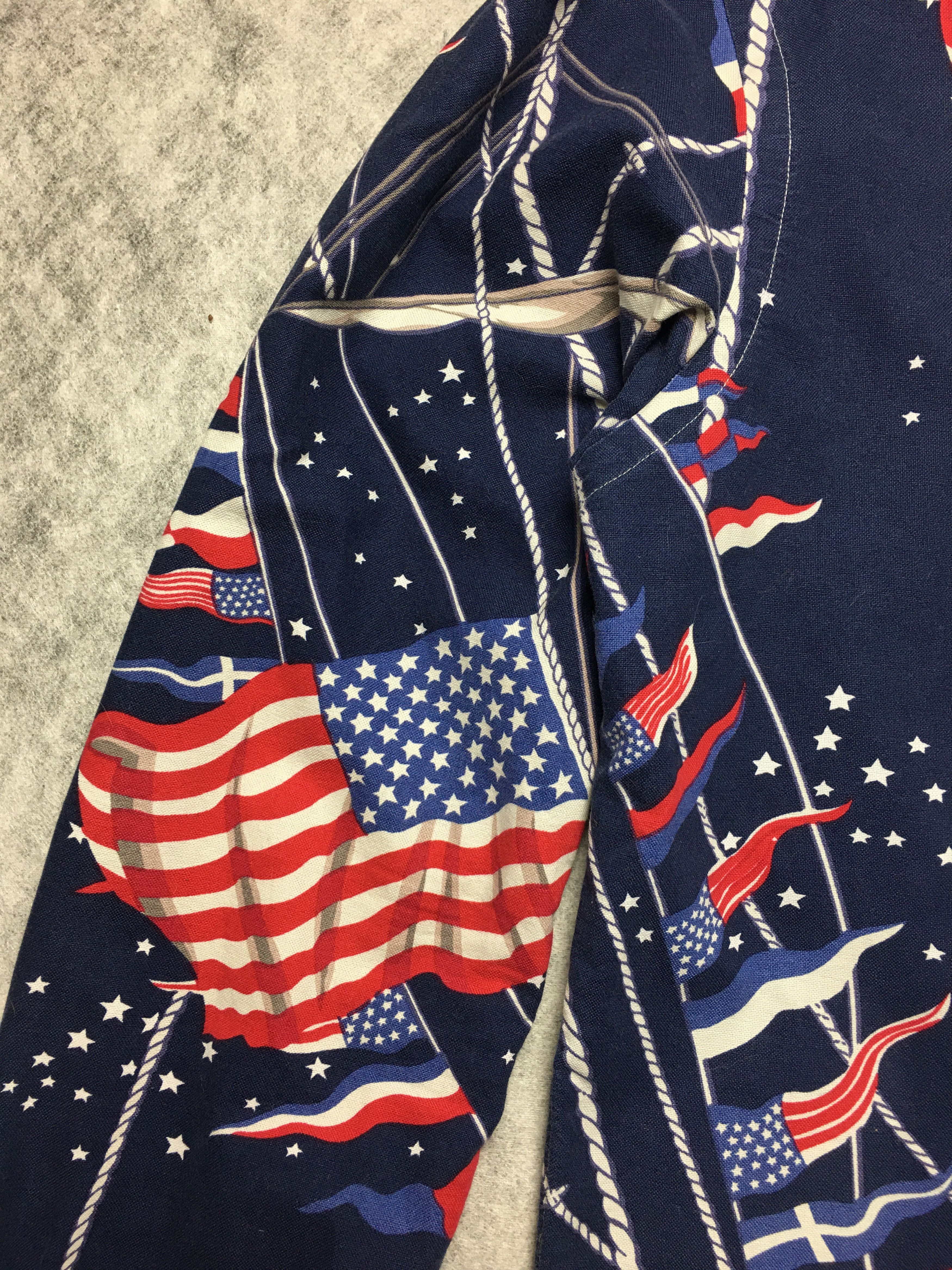 Polo Ralph Lauren Polo Ralph Lauren Men's Oxford Slim Fit Shirt Flag USA Print Size US M / EU 48-50 / 2 - 5 Thumbnail