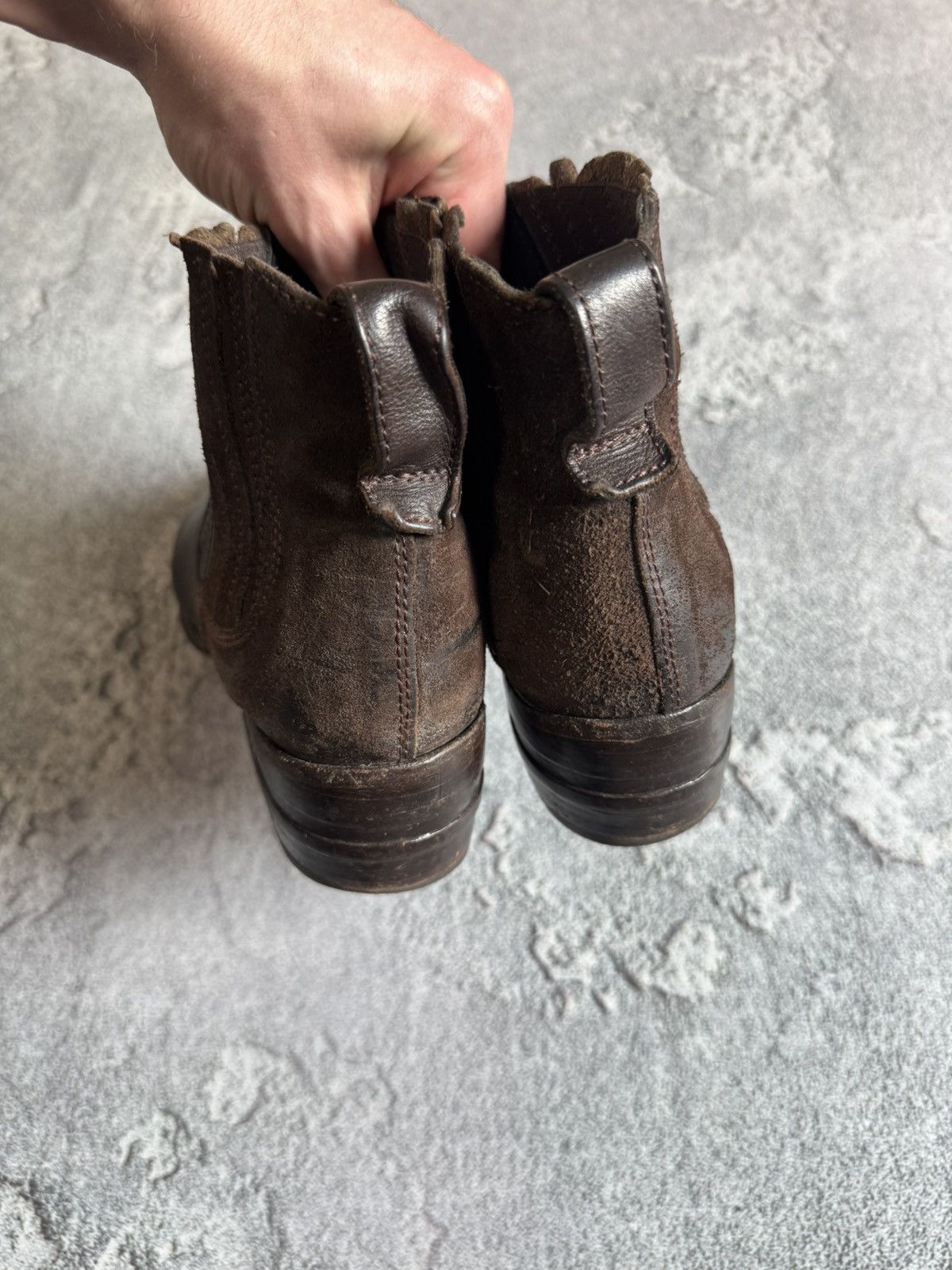 Designer × MoMA MOMA 37size leather brown shoes boots ankle cowboy biker Size US 7 / IT 37 - 17 Thumbnail
