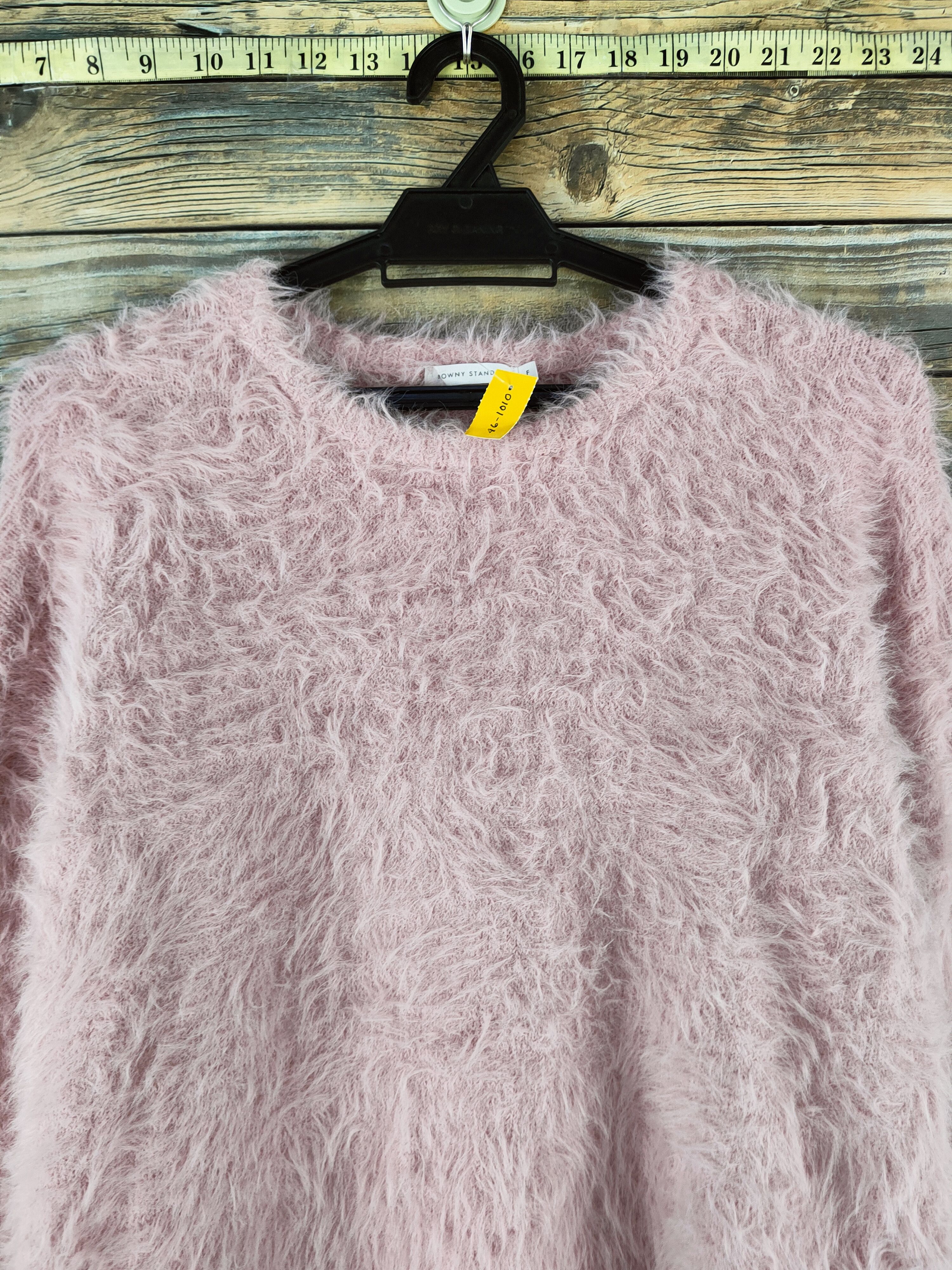 Japanese Brand DL Browny Standard Pink Fur Mohair Knitwear #46-1010 Size M / US 6-8 / IT 42-44 - 2 Thumbnail