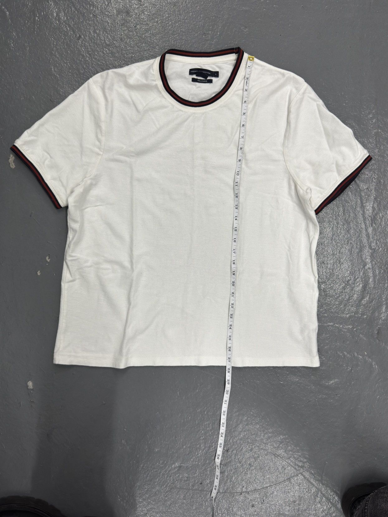 French Connection French Connection white ringer tee Size US L / EU 52-54 / 3 - 1 Thumbnail