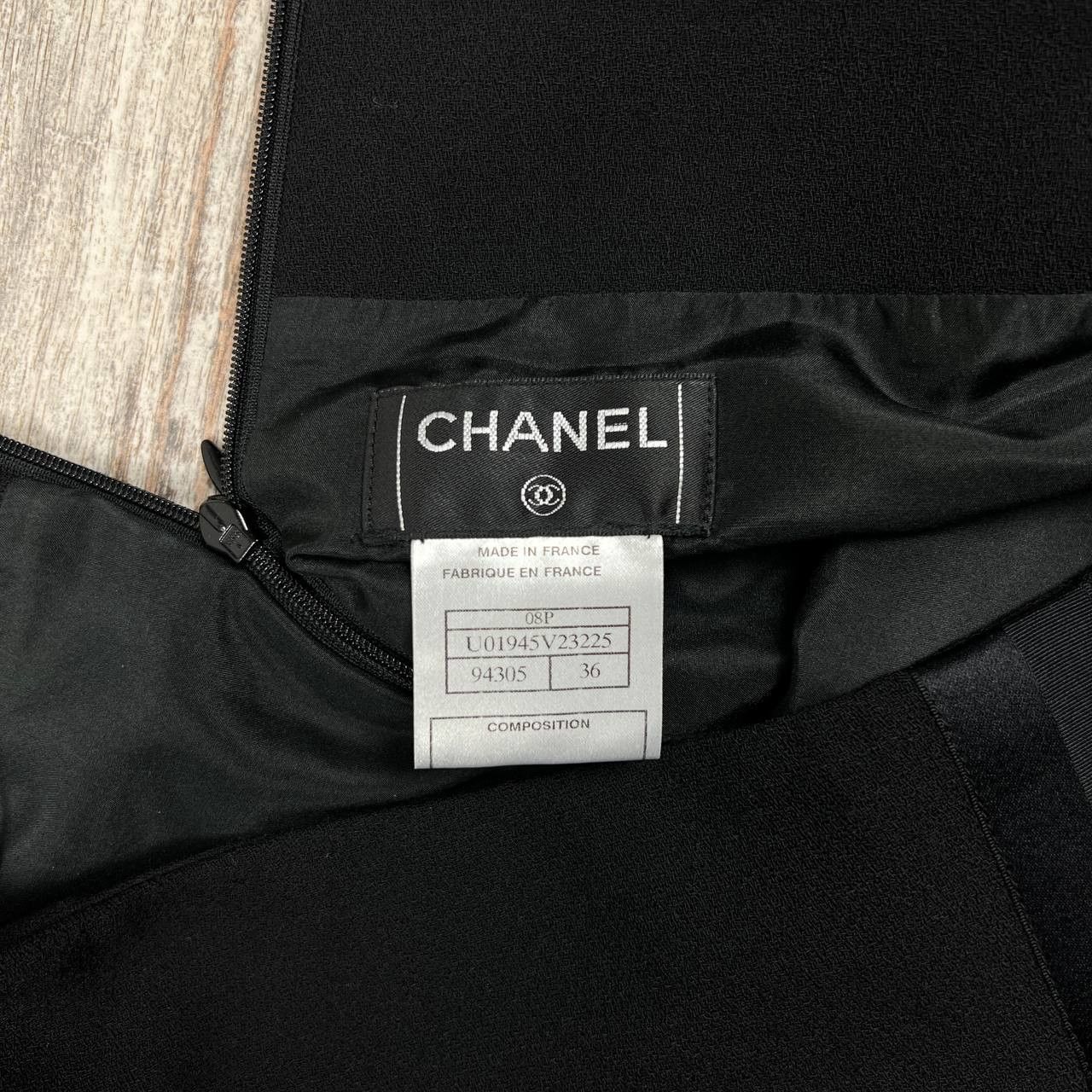 Chanel × Vintage Black Women skirt Chanel Size 36 Wool Size 26" / US 2 / IT 38 - 10 Thumbnail