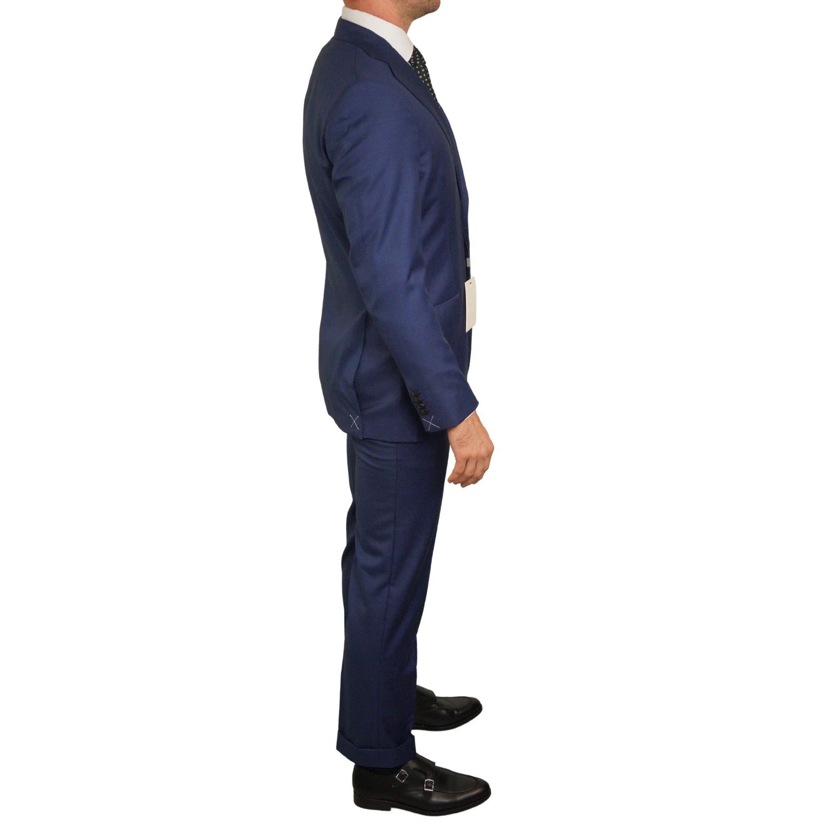 Suitsupply Men Suitsupply Suit Lazio Single High Rise Pleated Blue US34 Size 34R - 2 Thumbnail
