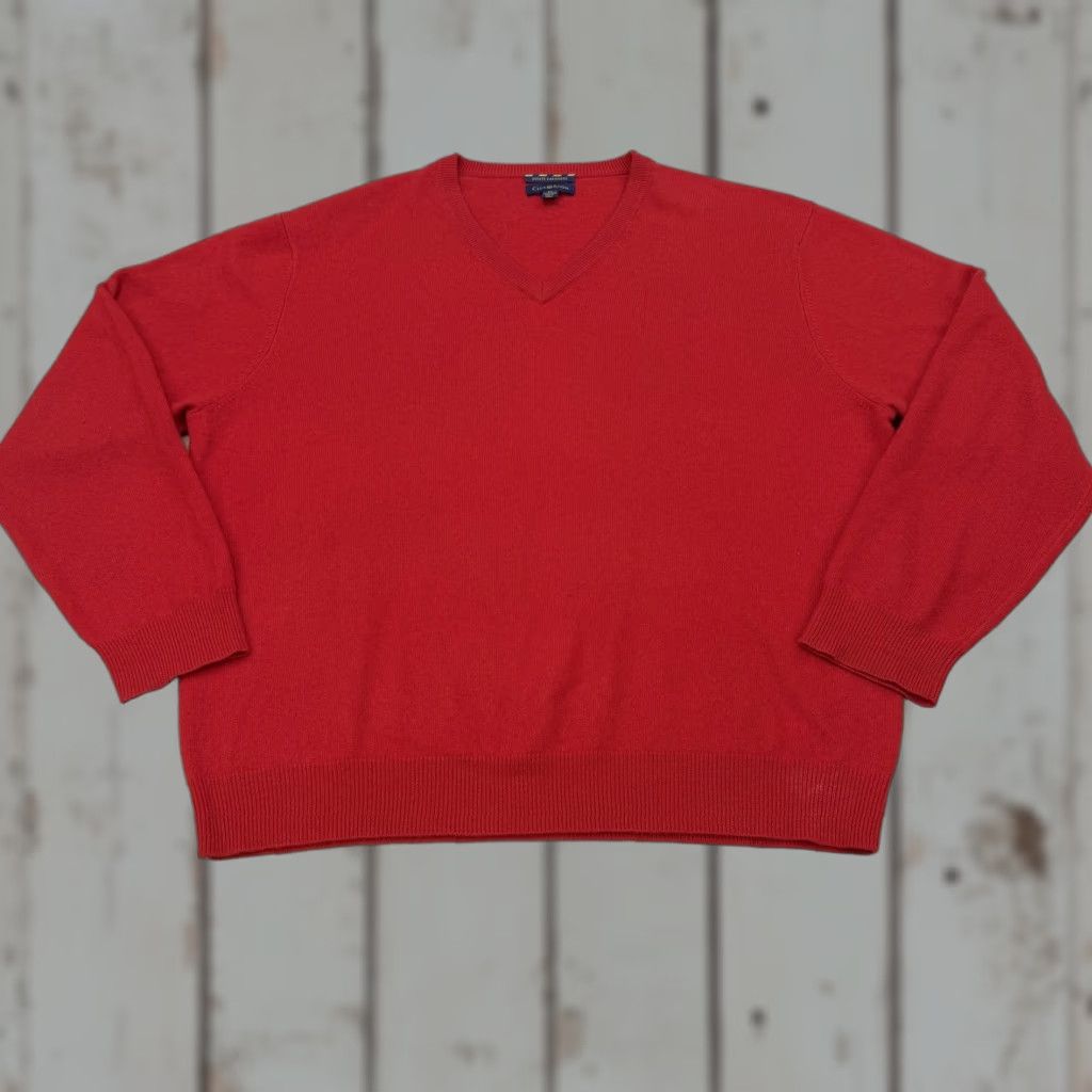 Club Room Club Room Mens XL Sweater 2-Ply Estate Cashmere V Neck 100% Size US XL / EU 56 / 4 - 1 Thumbnail