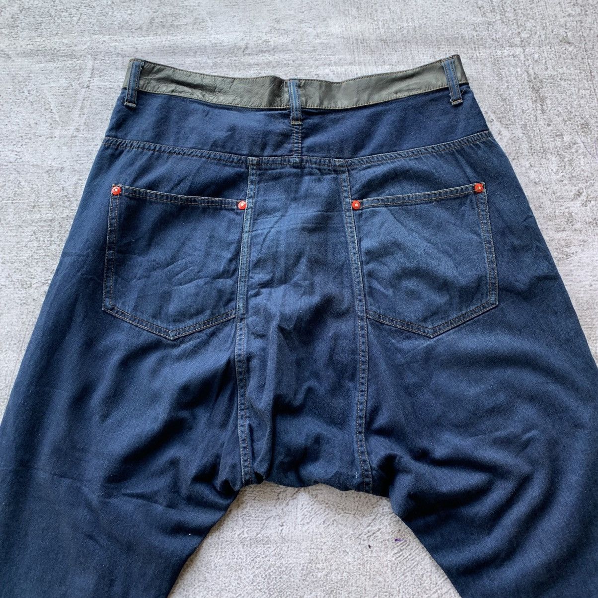 Issey Miyake Frapbois mix lheater dopped crop denim pants Size US 30 / EU 46 - 4 Thumbnail