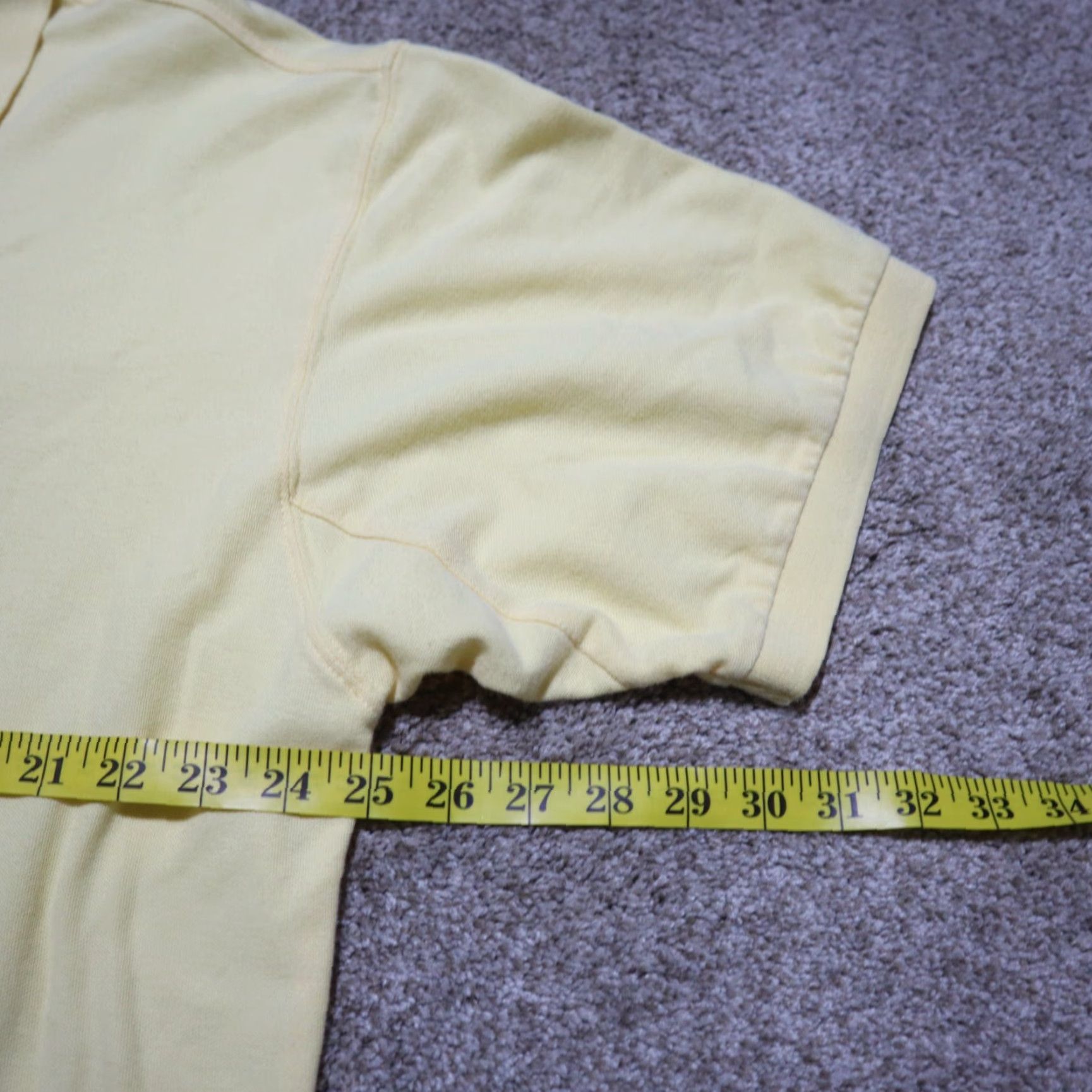 Vintage Columbia Polo Shirt Men L Yellow Embroidered Fish Logo Fishing Rugby Shirt 30" 23" Chest Casual Sportswear Mens Size US L / EU 52-54 / 3 - 4 Thumbnail