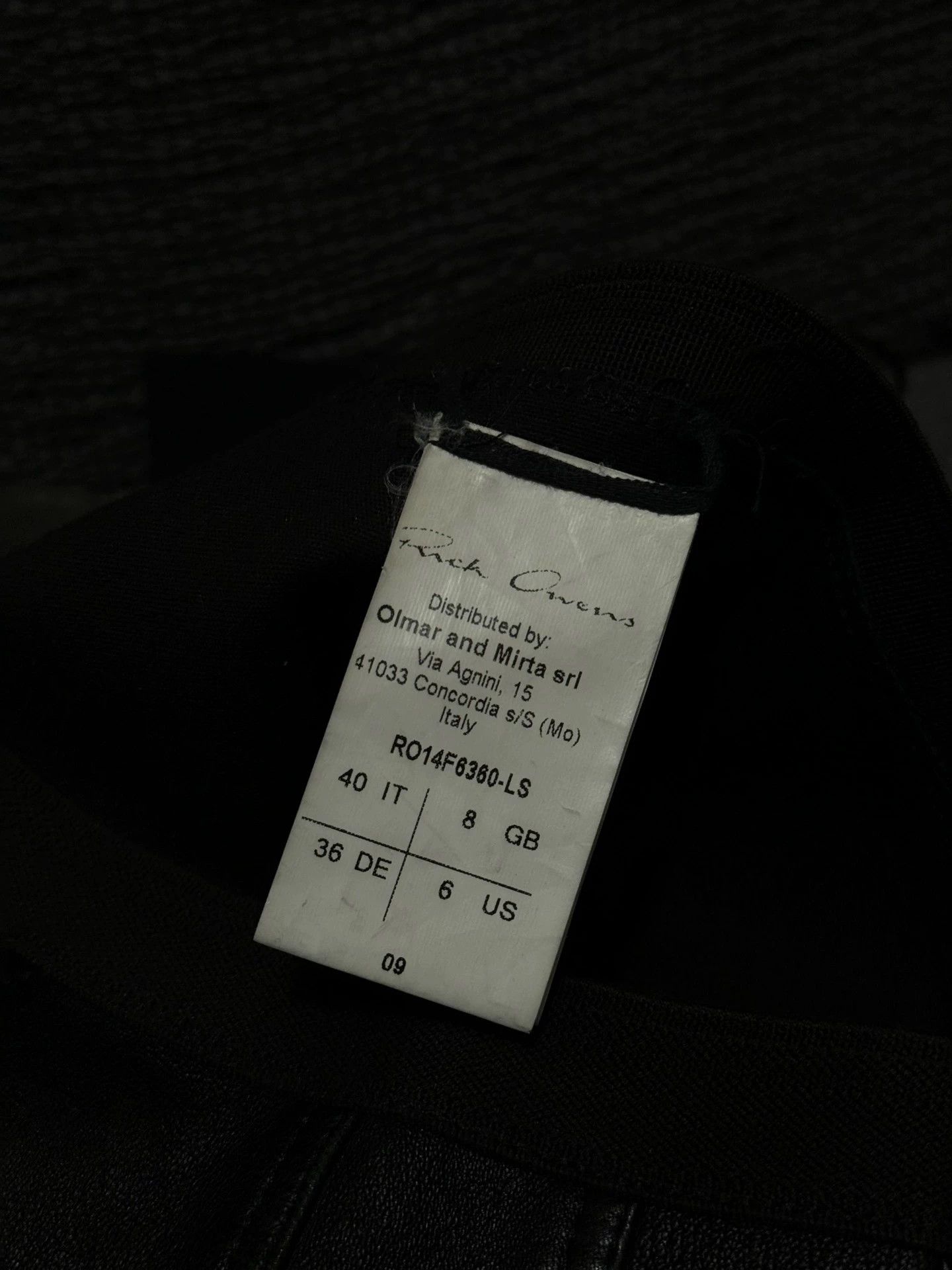 Rick Owens rick owens leather pants Size US 40 / EU 56 - 7 Thumbnail