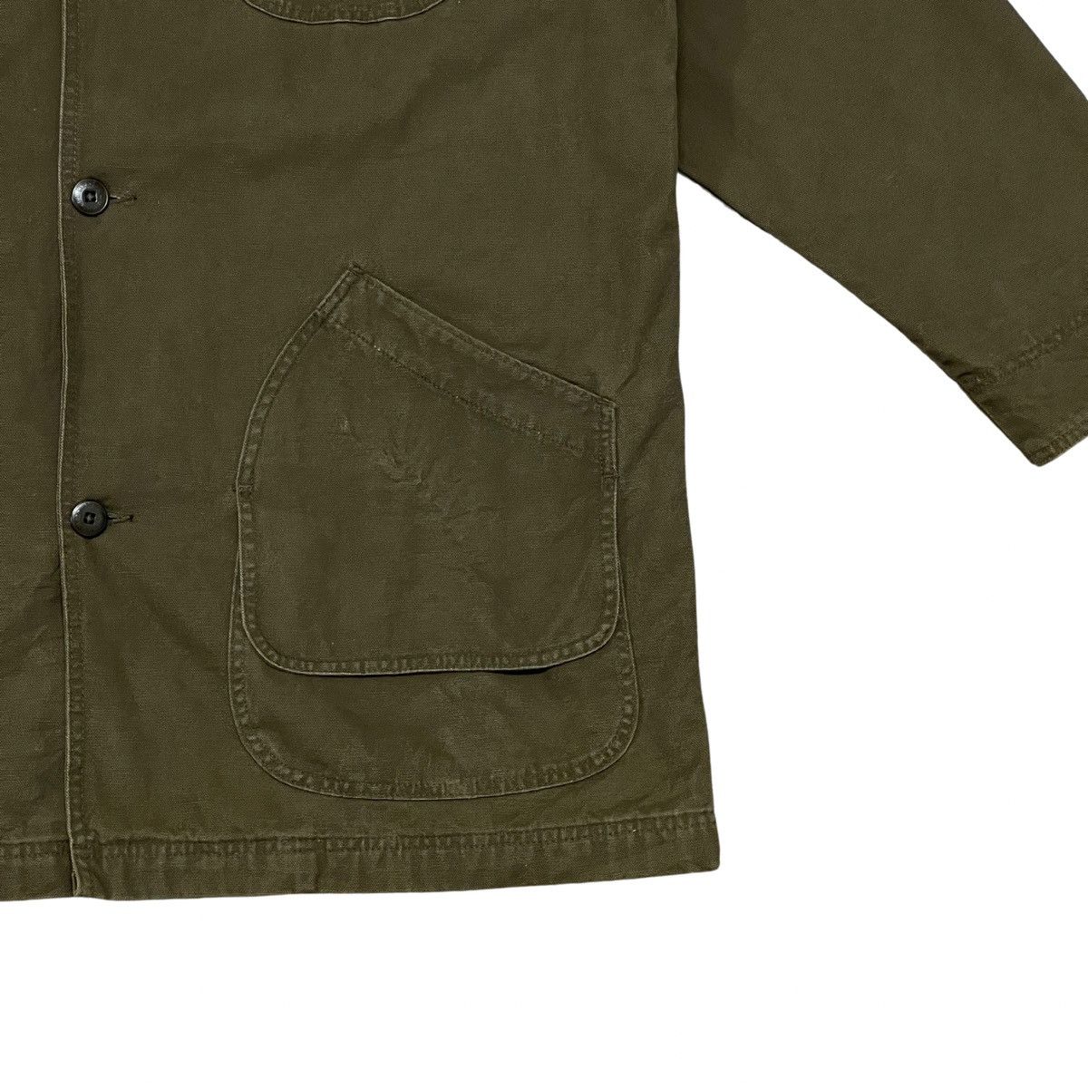 L.L. Bean Vintage L.L. Bean Green Duck Worker Chore Hunting Jacket Size US XXL / EU 58 / 5 - 4 Thumbnail