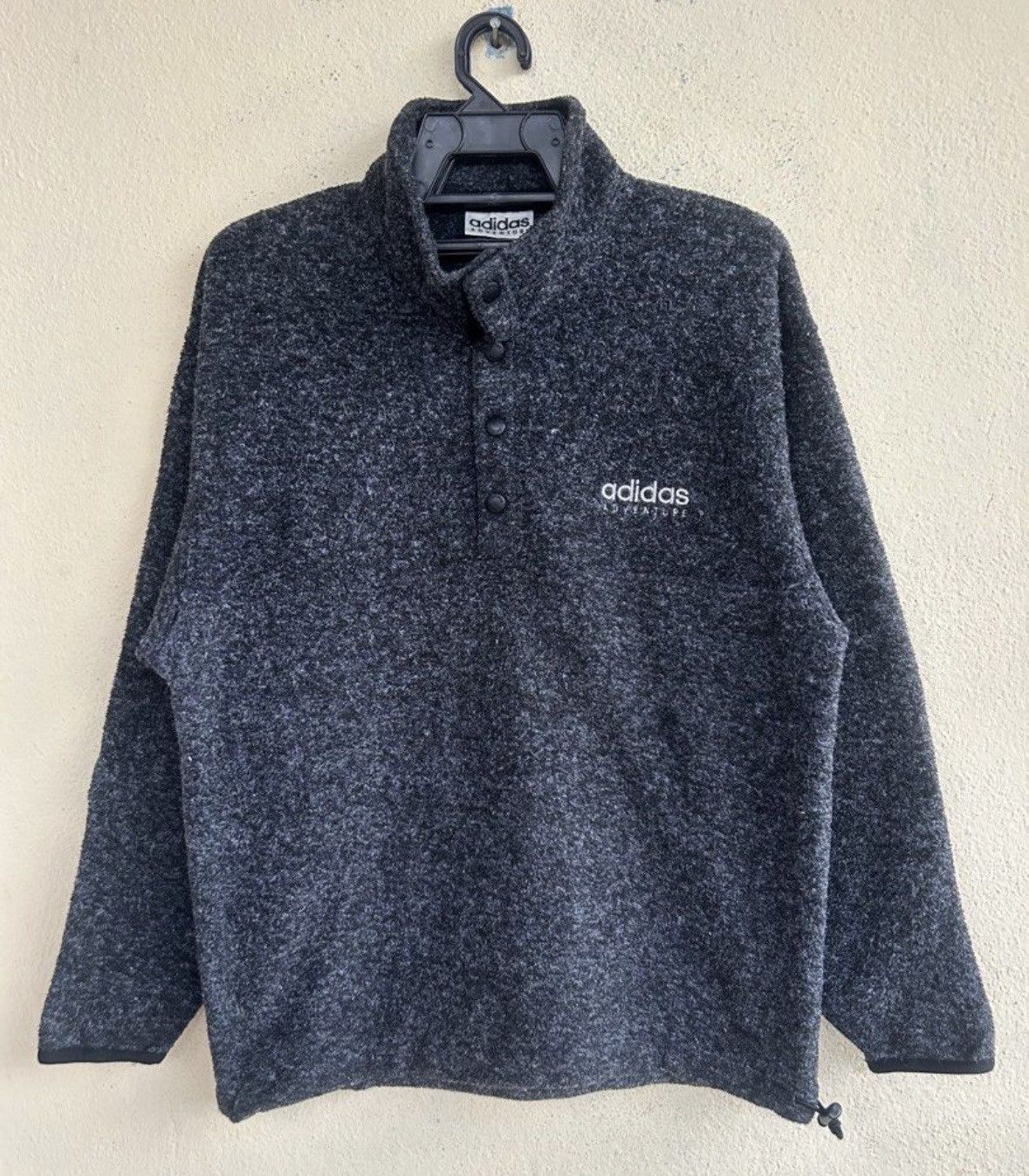 Adidas × Vintage Vintage Adidas Adventure Spell out Fleece Size US M / EU 48-50 / 2 - 1 Thumbnail