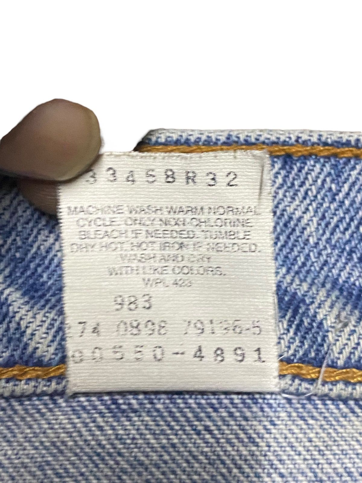 Levi's Vintage Clothing Vintahe Levis 550 Faded Wash Grunge Size US 32 / EU 48 - 18 Thumbnail