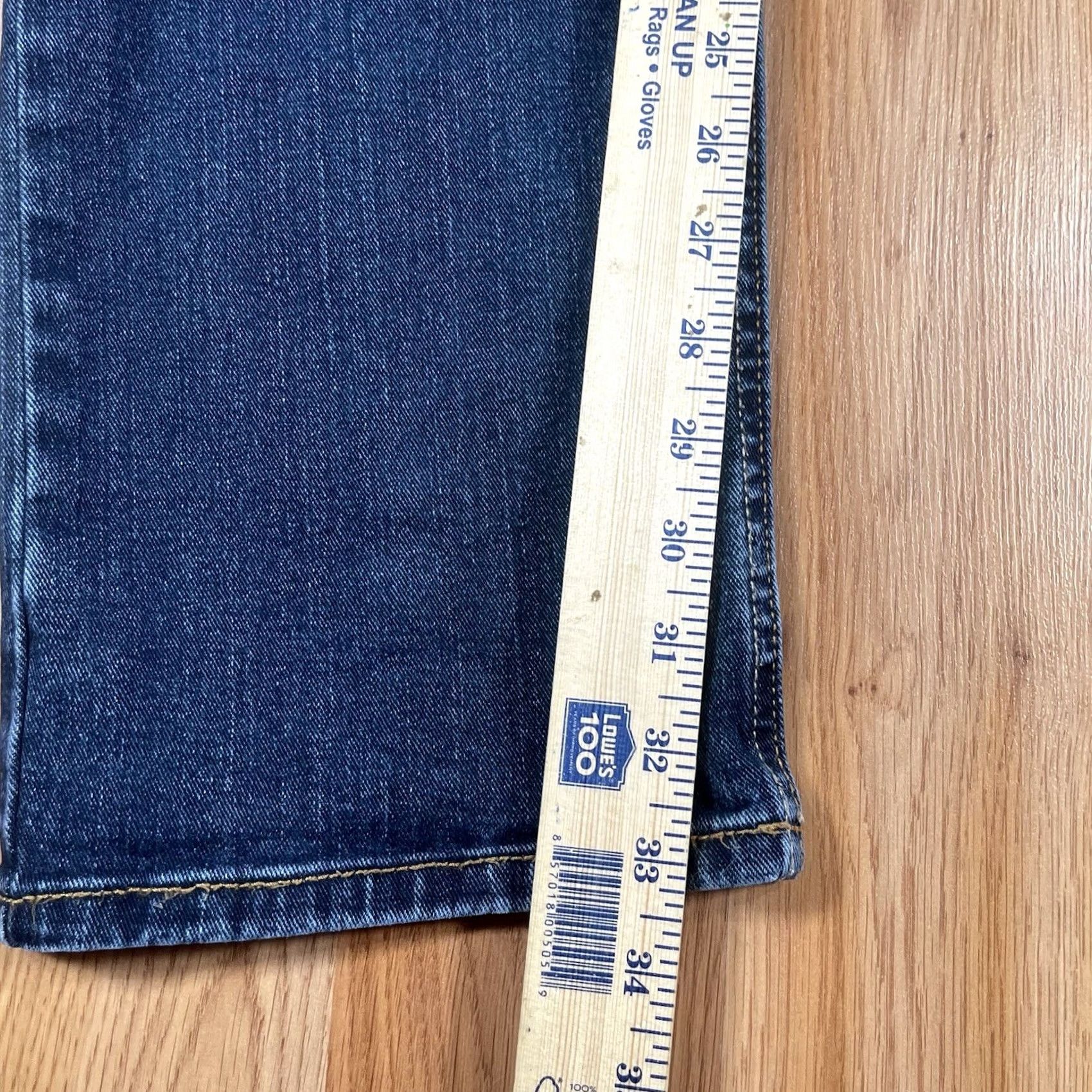 Wrangler Wrangler Jeans Pants Men Regular 34Wx34L Straight Denim Blue Wash 5-Pocket Belt Loops Zipper Jeans Mens Size US 34 / EU 50 - 7 Thumbnail