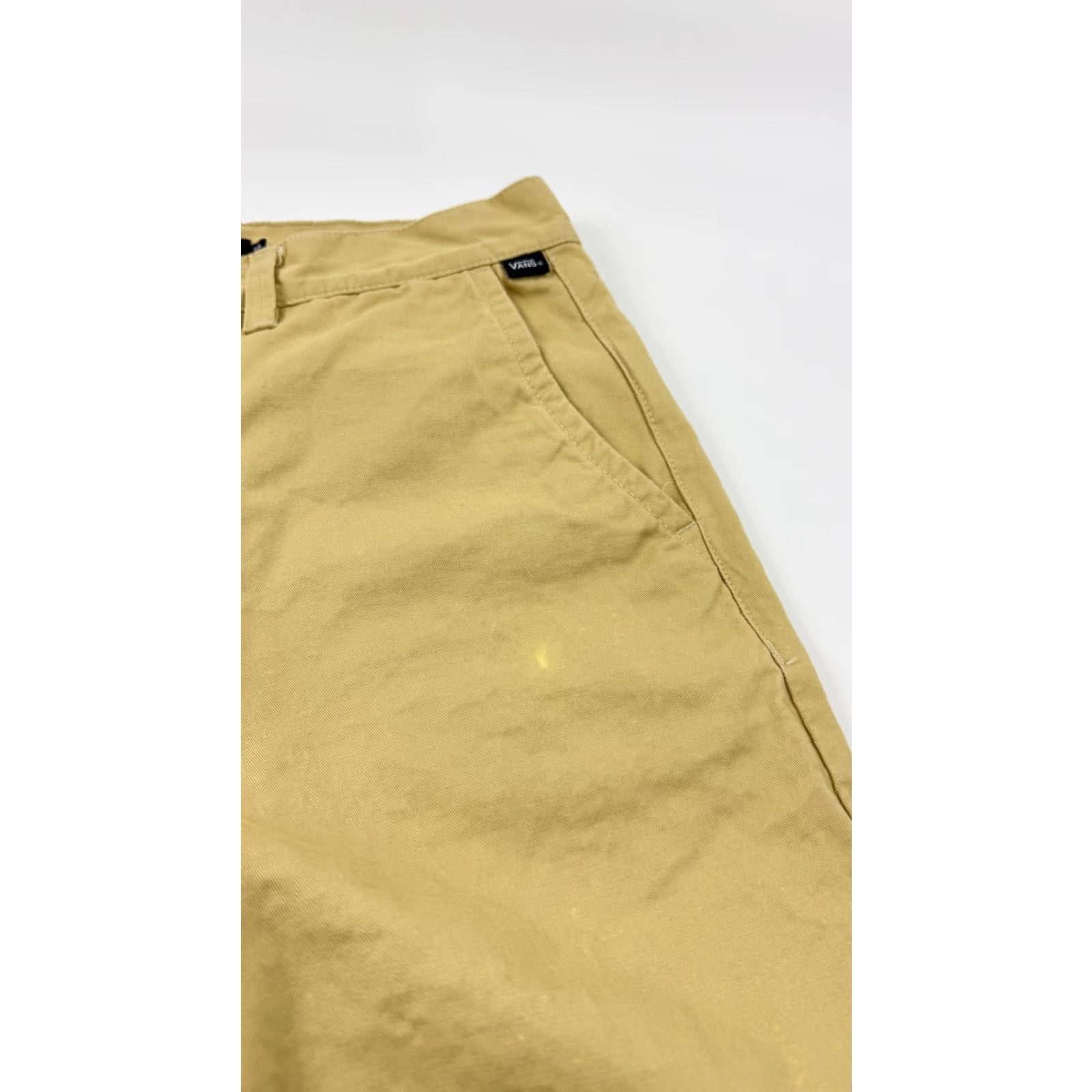 Vans VANS Chino Pants Mens 29 Khaki Baggy Fit Casual Skatewear Street Authentic Mens Size US 29 - 3 Thumbnail