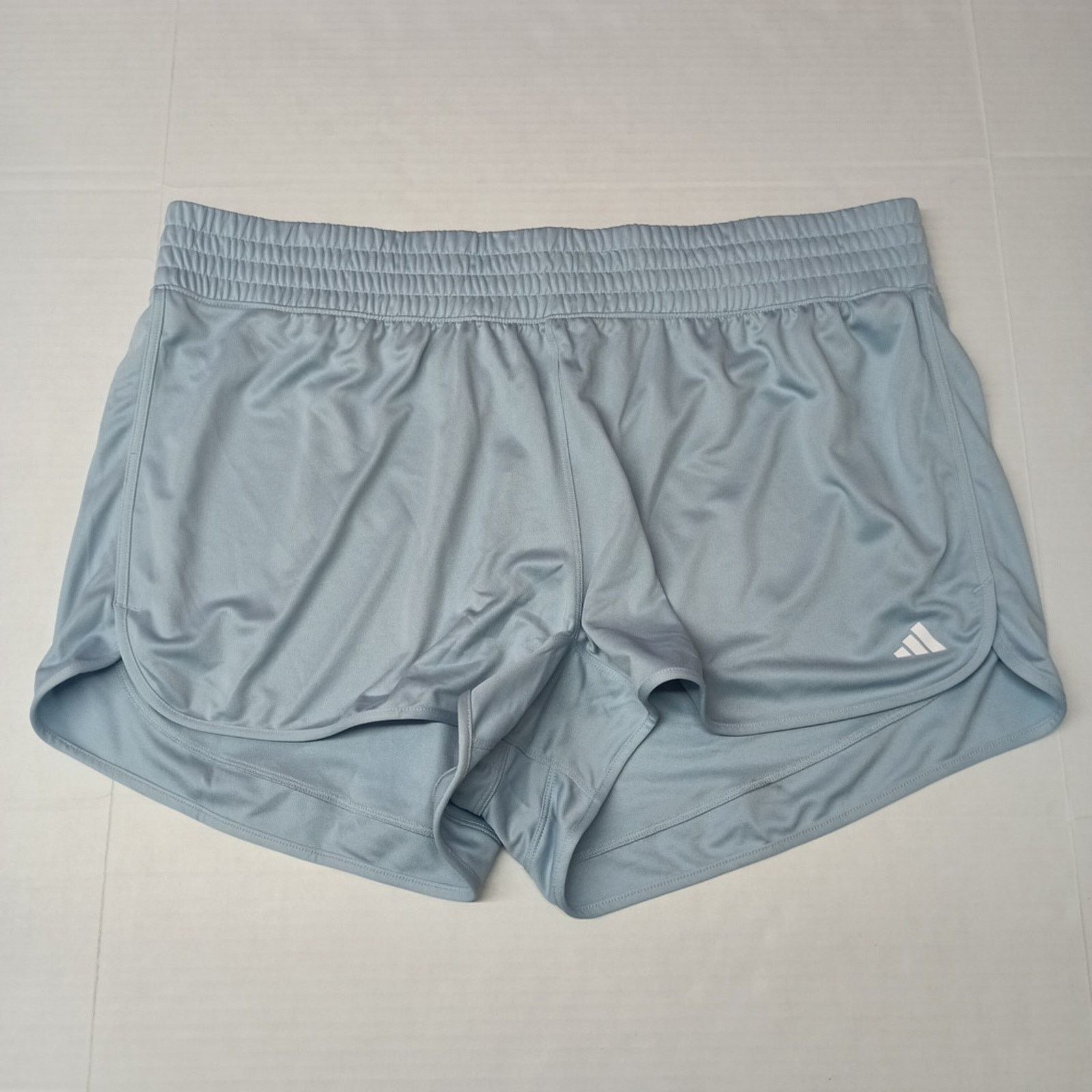 Adidas adidas Women's Pacer High-Rise 3" Shorts Size 3X Blue Size 30" / US 8 / IT 44 - 1 Thumbnail