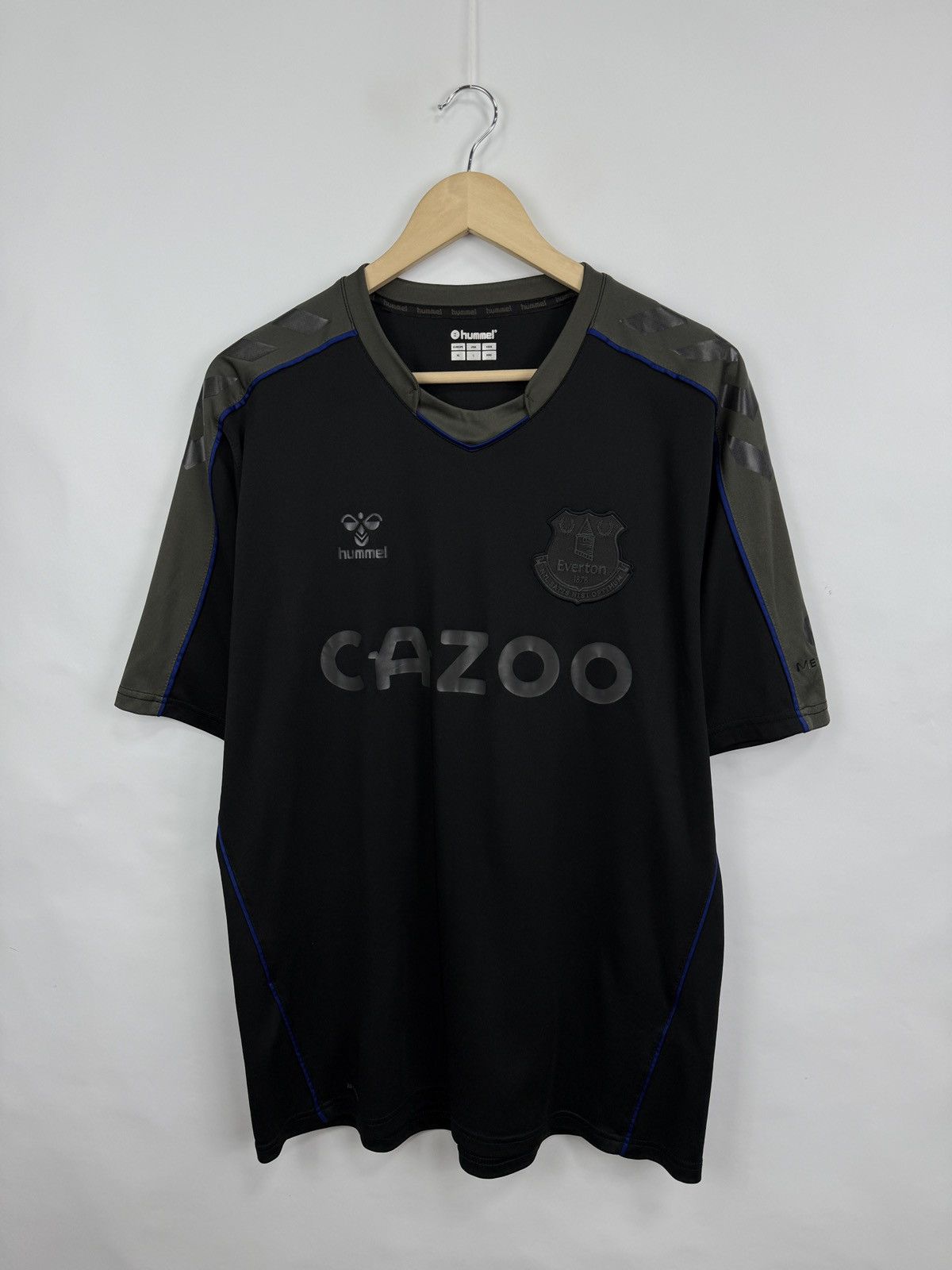 Hummel 🏴󠁧󠁢󠁥󠁮󠁧󠁿 2022 Everton Hummel Training Football Soccer Jersey Y2K Size US XL / EU 56 / 4 - 3 Thumbnail