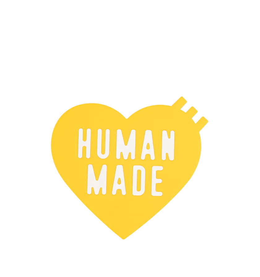 Human Made o1h1sh11224 Size: OS/Heart Rubber Coaster in Yellow Size ONE SIZE - 1 Preview