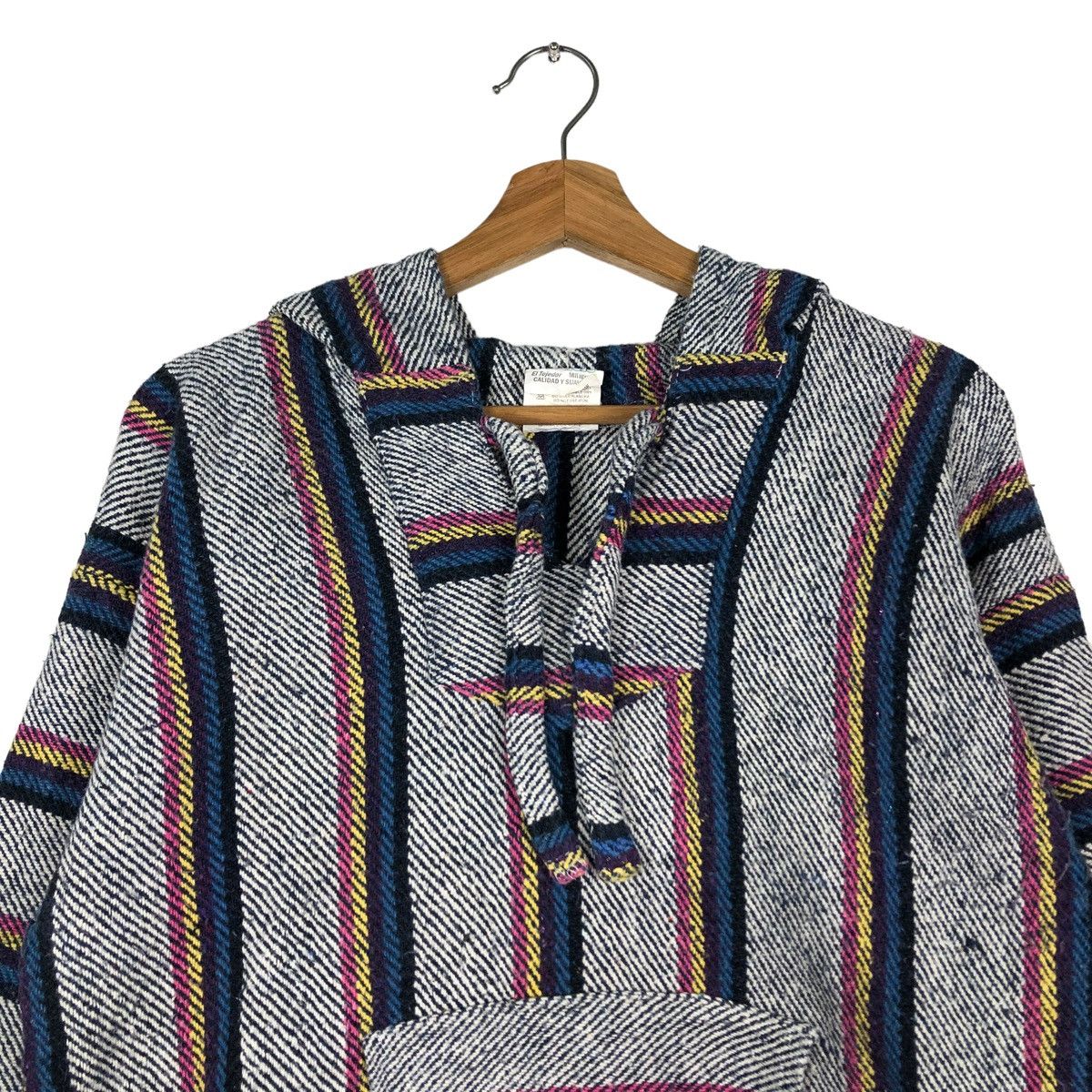 Japanese Brand 🔥VINTAGE PULL OVER WOOL JACKET SAN PATRICIO ISSEY MIYAKE Size US L / EU 52-54 / 3 - 13 Thumbnail